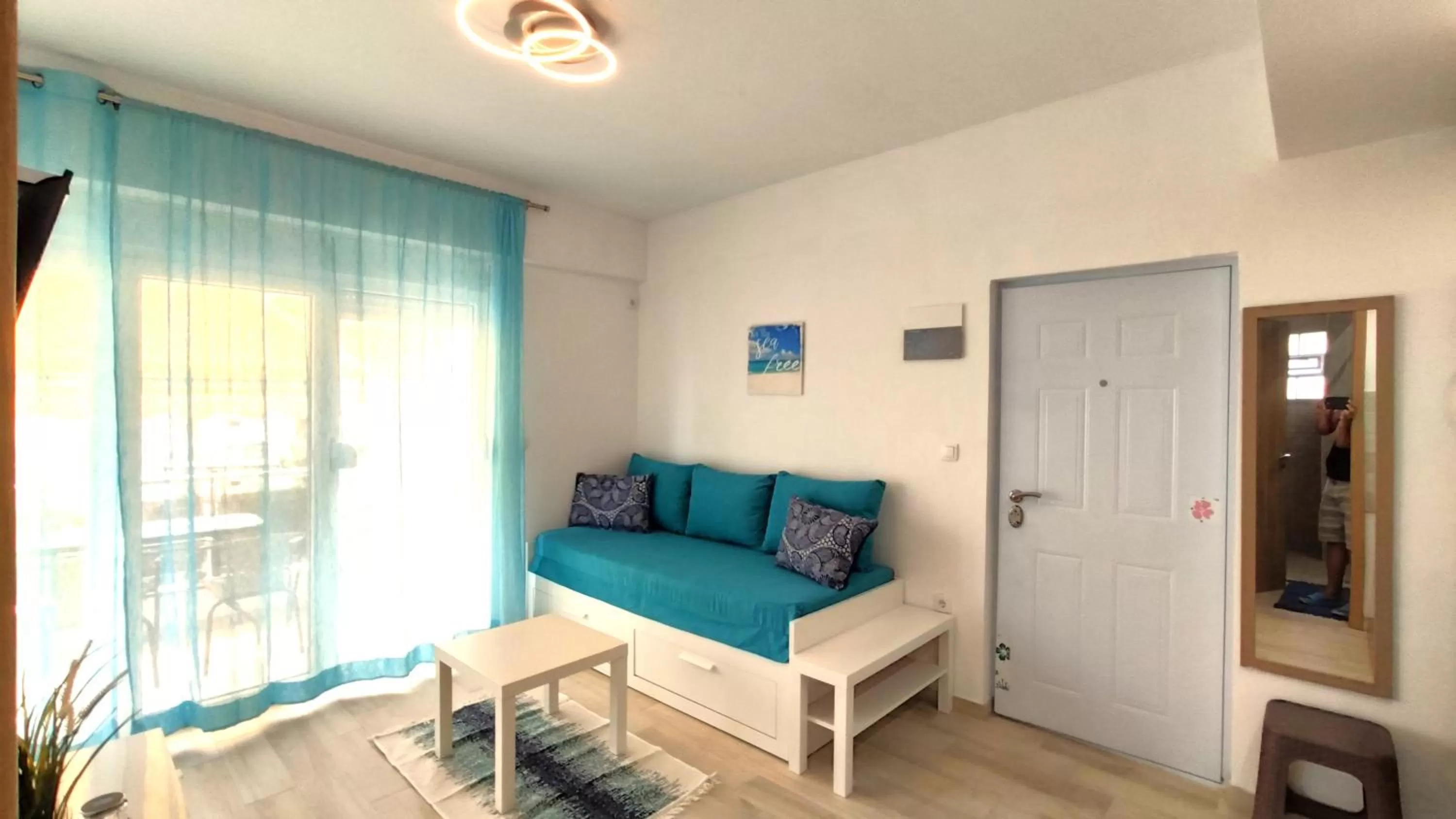 Living room in Sea Star Apartments Kallikratia