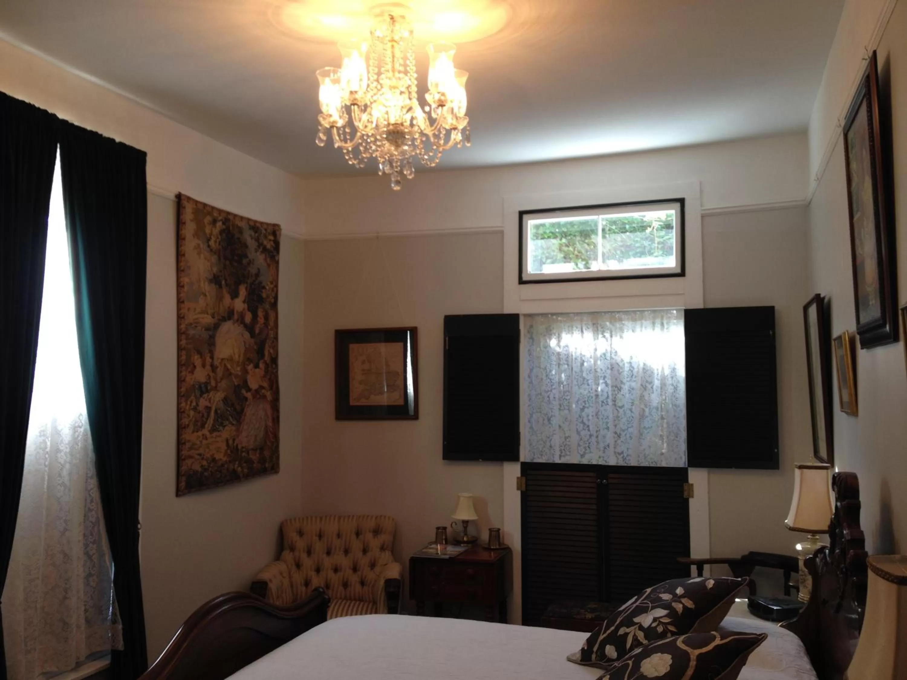 Bed in Stone House Musical B&B