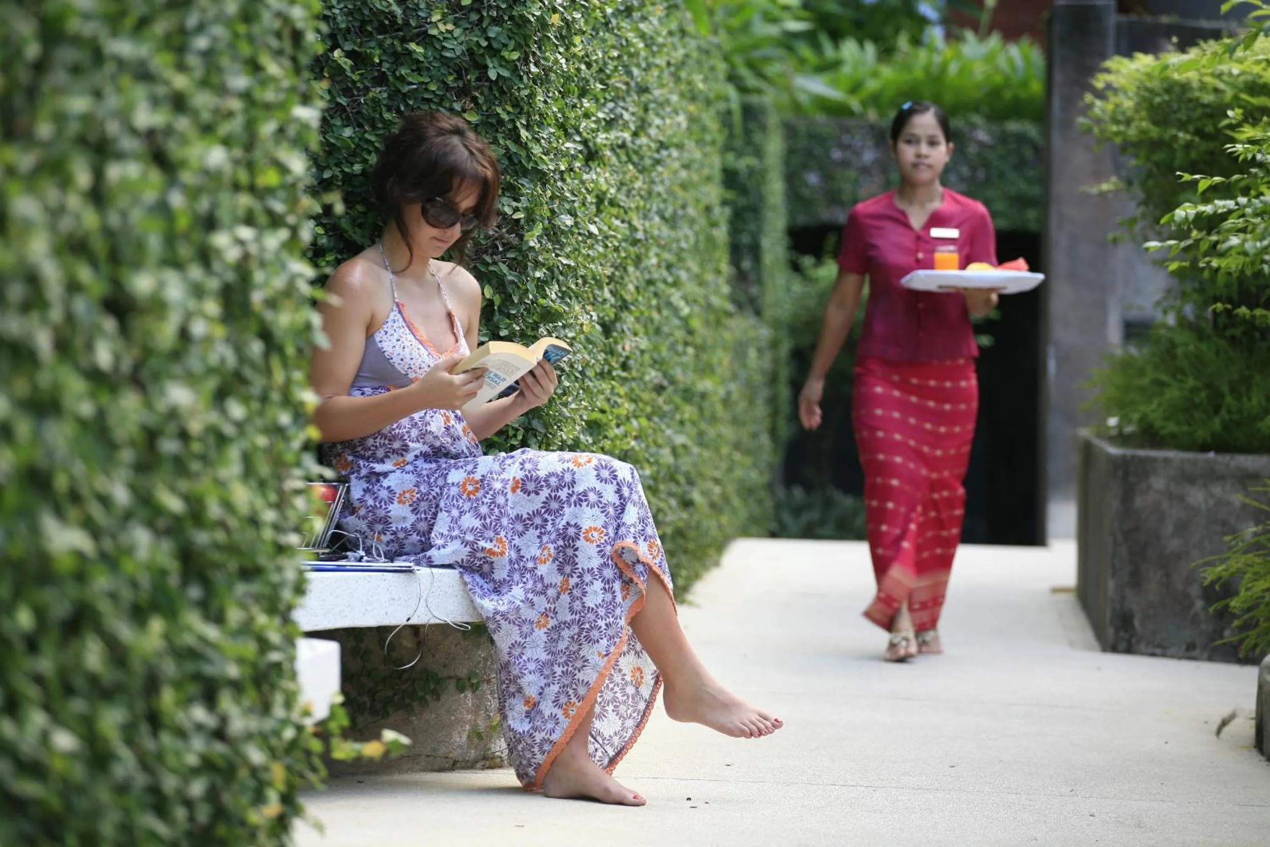 Staff in Sunset Beach Resort