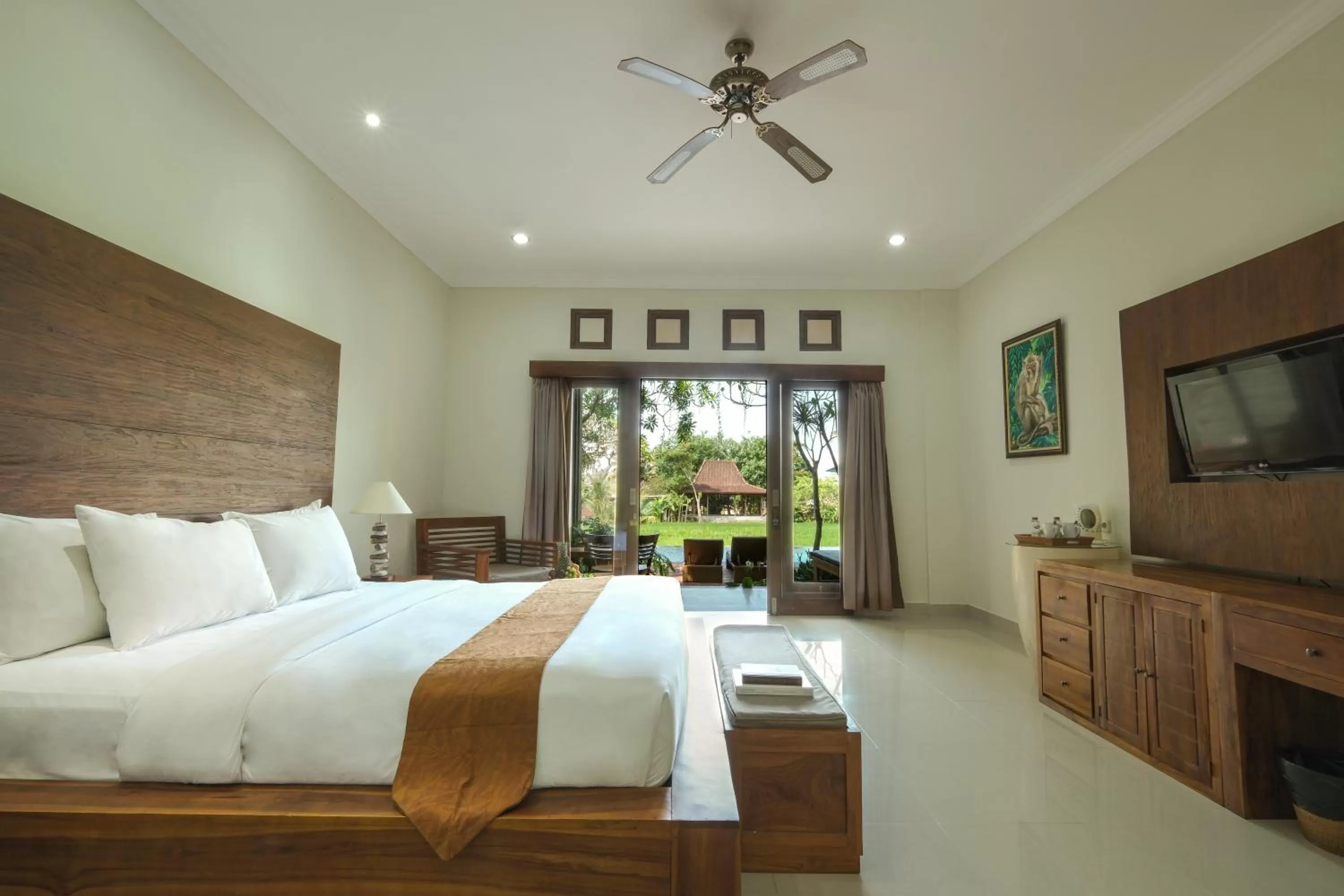 Bedroom, Bed in Artini Bisma Ubud Hotel