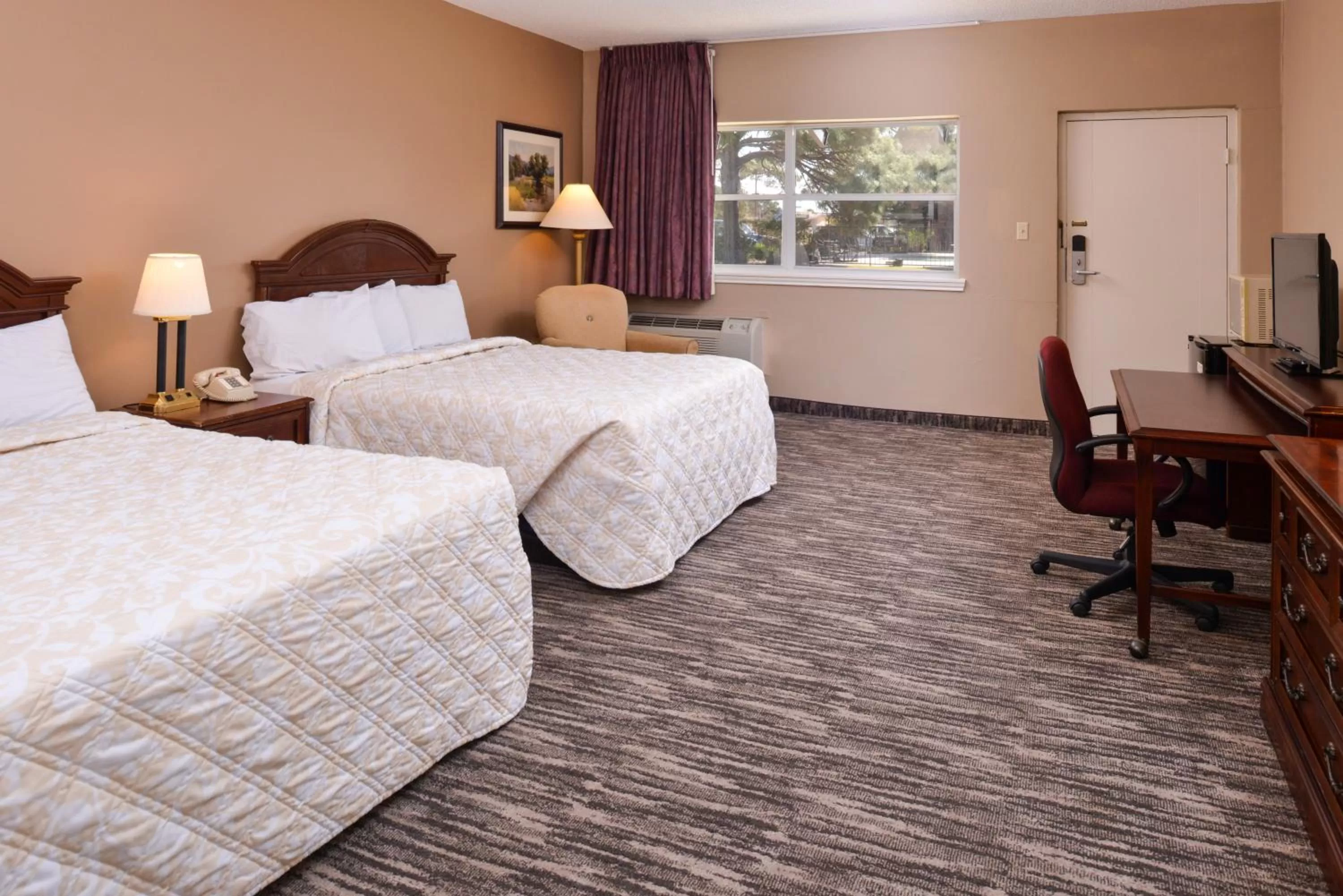 Bed in Ranch House Motel