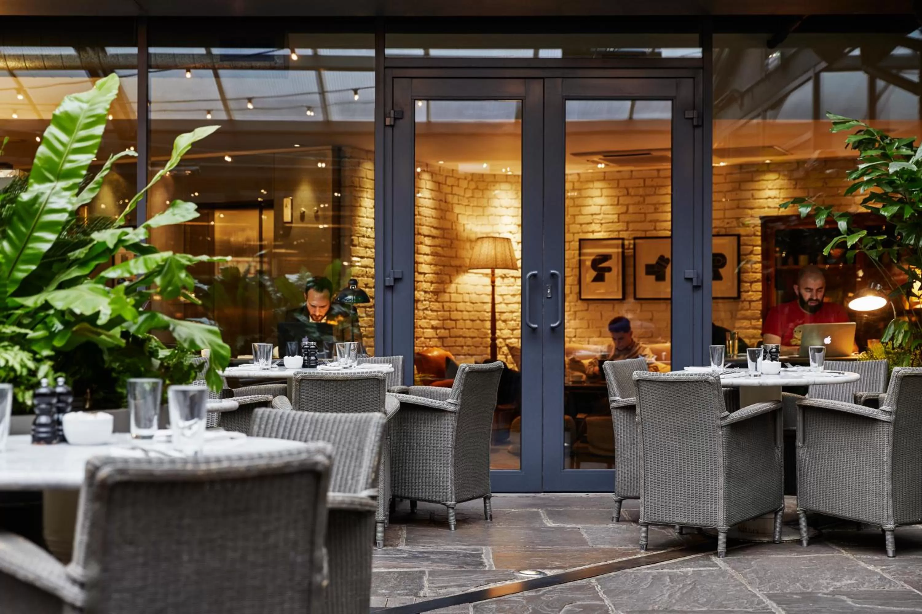 Patio in The Hoxton, Shoreditch