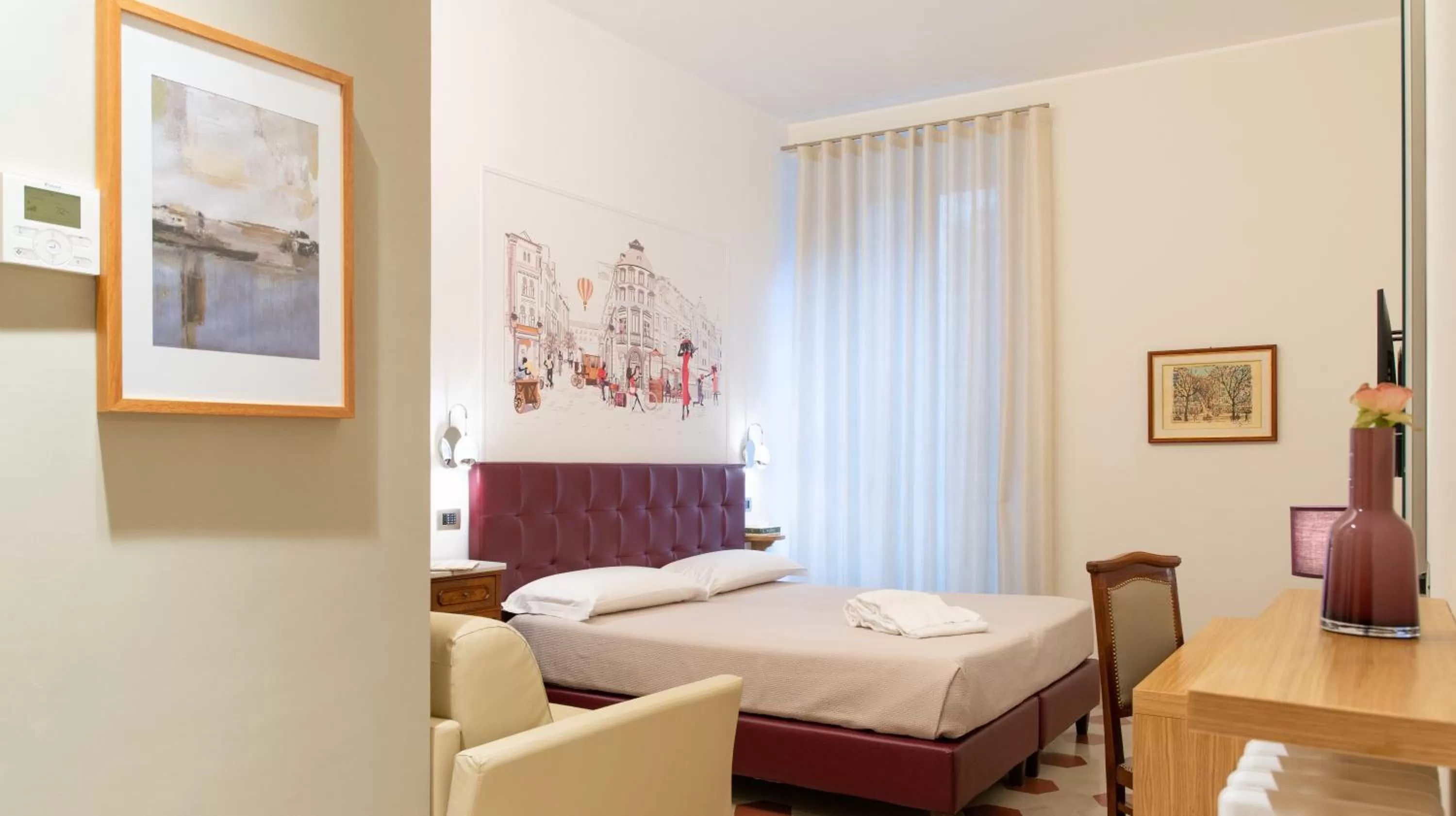 Decorative detail, Bed in Portica10 Assisi