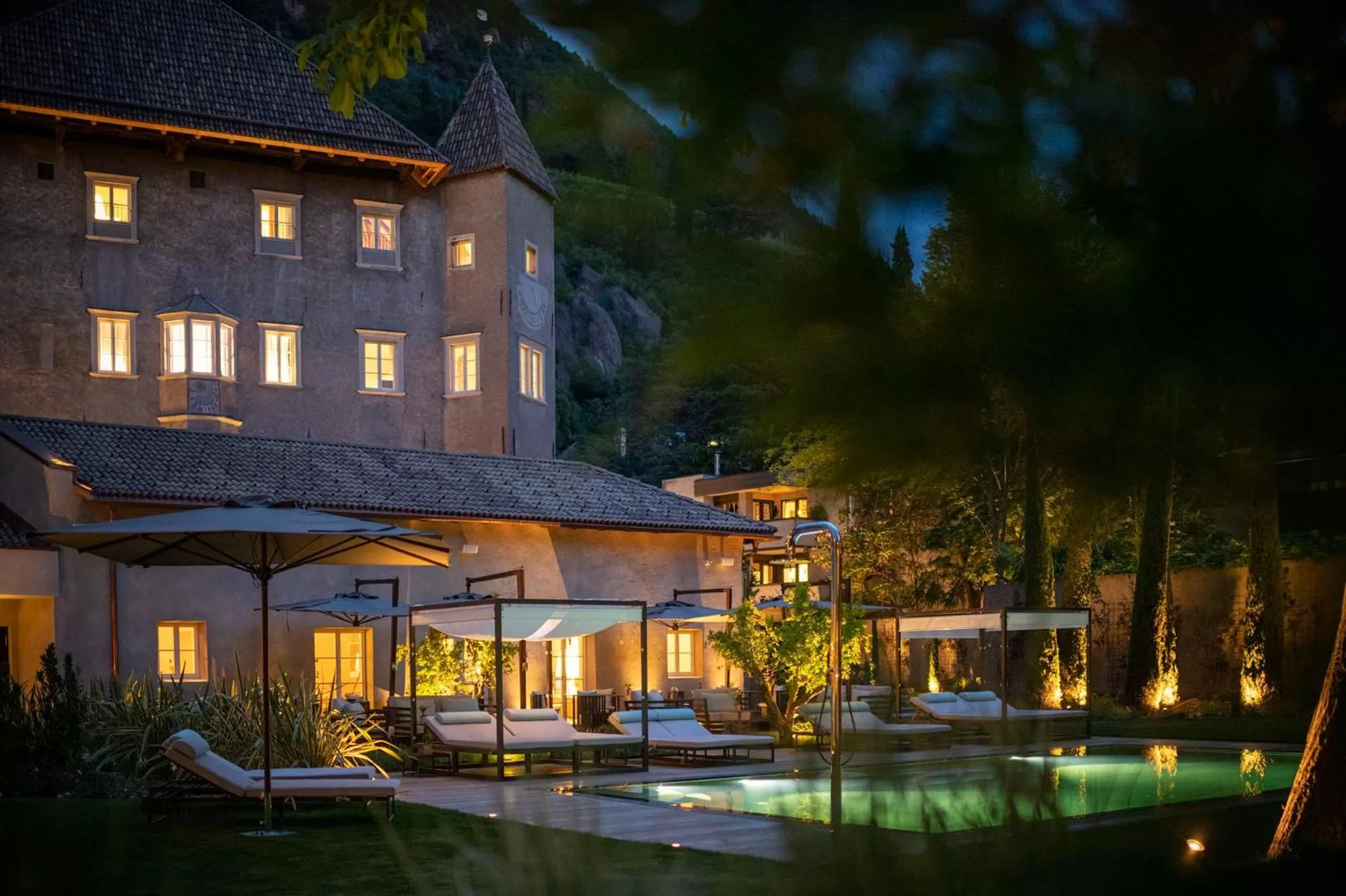 Sunset in Castel Hörtenberg