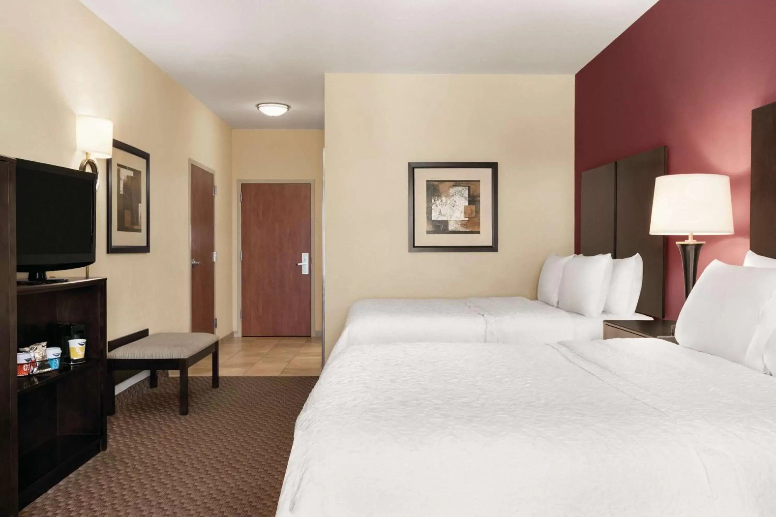 Room with Two Queen Beds - Non-Smoking in Hampton Inn & Suites Enid Room with Two Queen Beds - Non-Smoking in Hampton Inn & Suites Enid