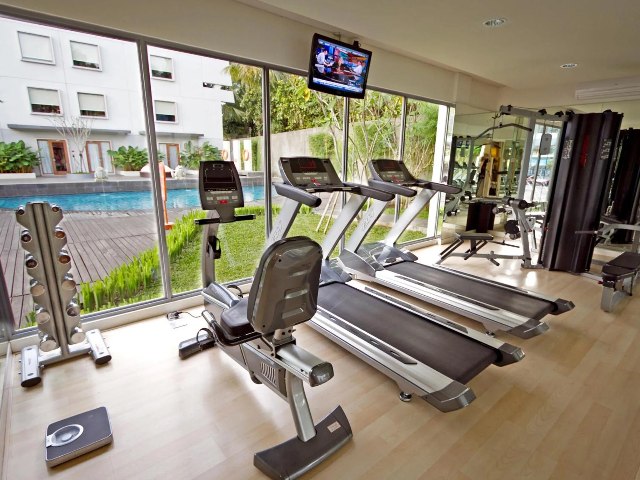 Fitness centre/facilities in HARRIS Hotel Sentul City Bogor