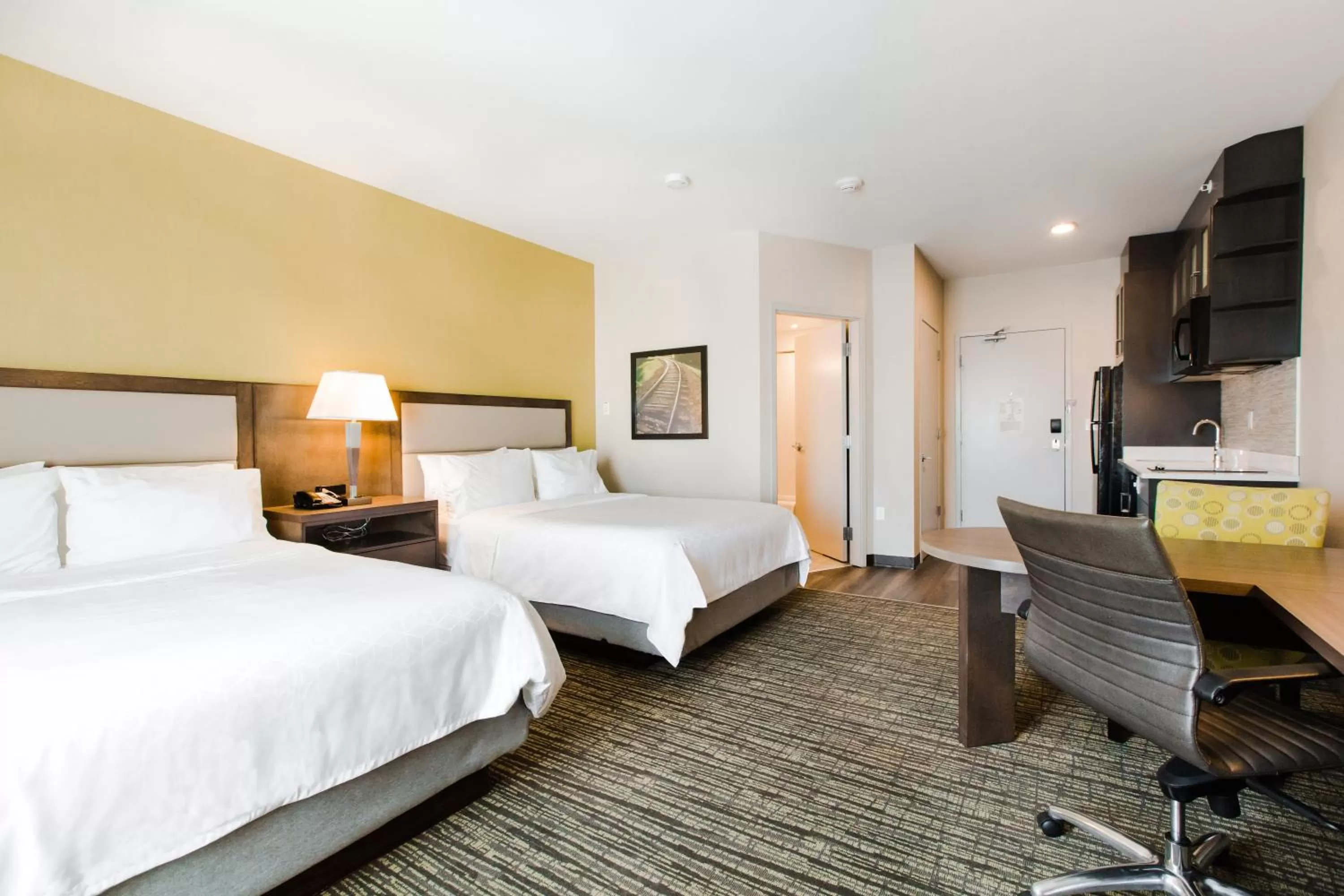 Photo of the whole room, Bed in Candlewood Suites West Edmonton - Mall Area by IHG