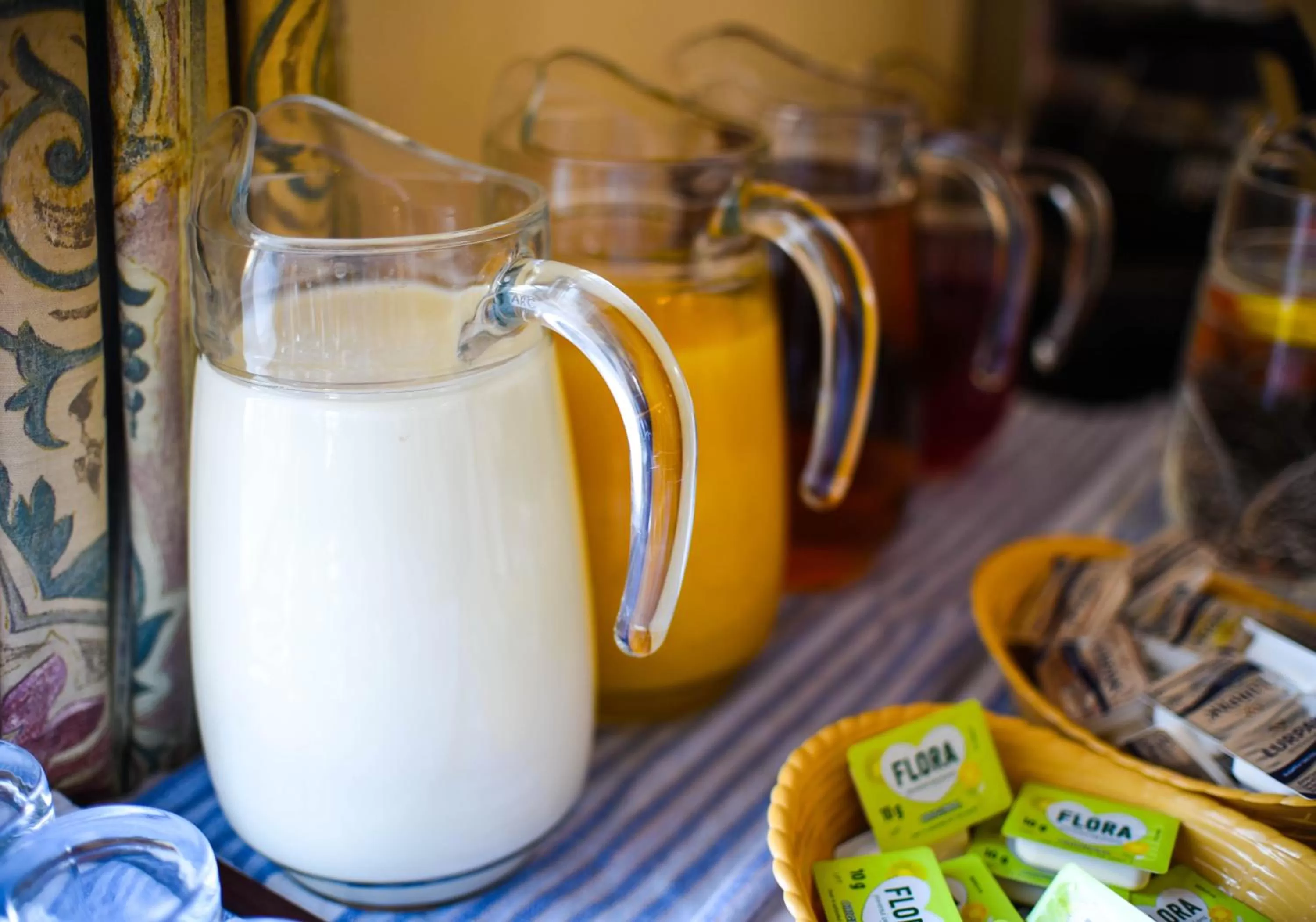 Continental breakfast in Castle House Hotel
