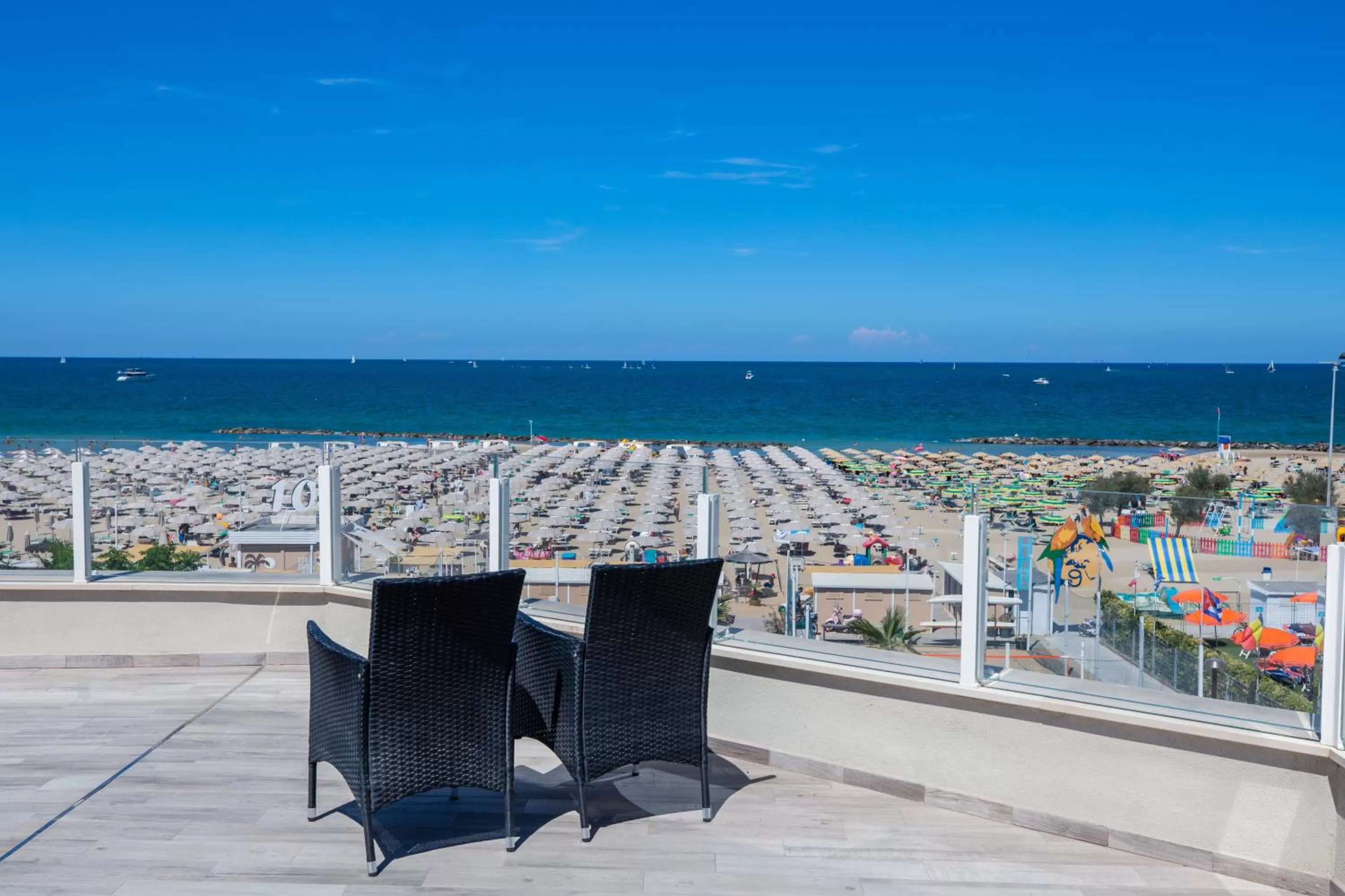 Balcony/Terrace in Hotel Baby