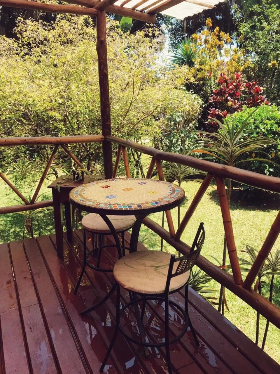 Patio, Balcony/Terrace in Pousada Canto Bella Terra
