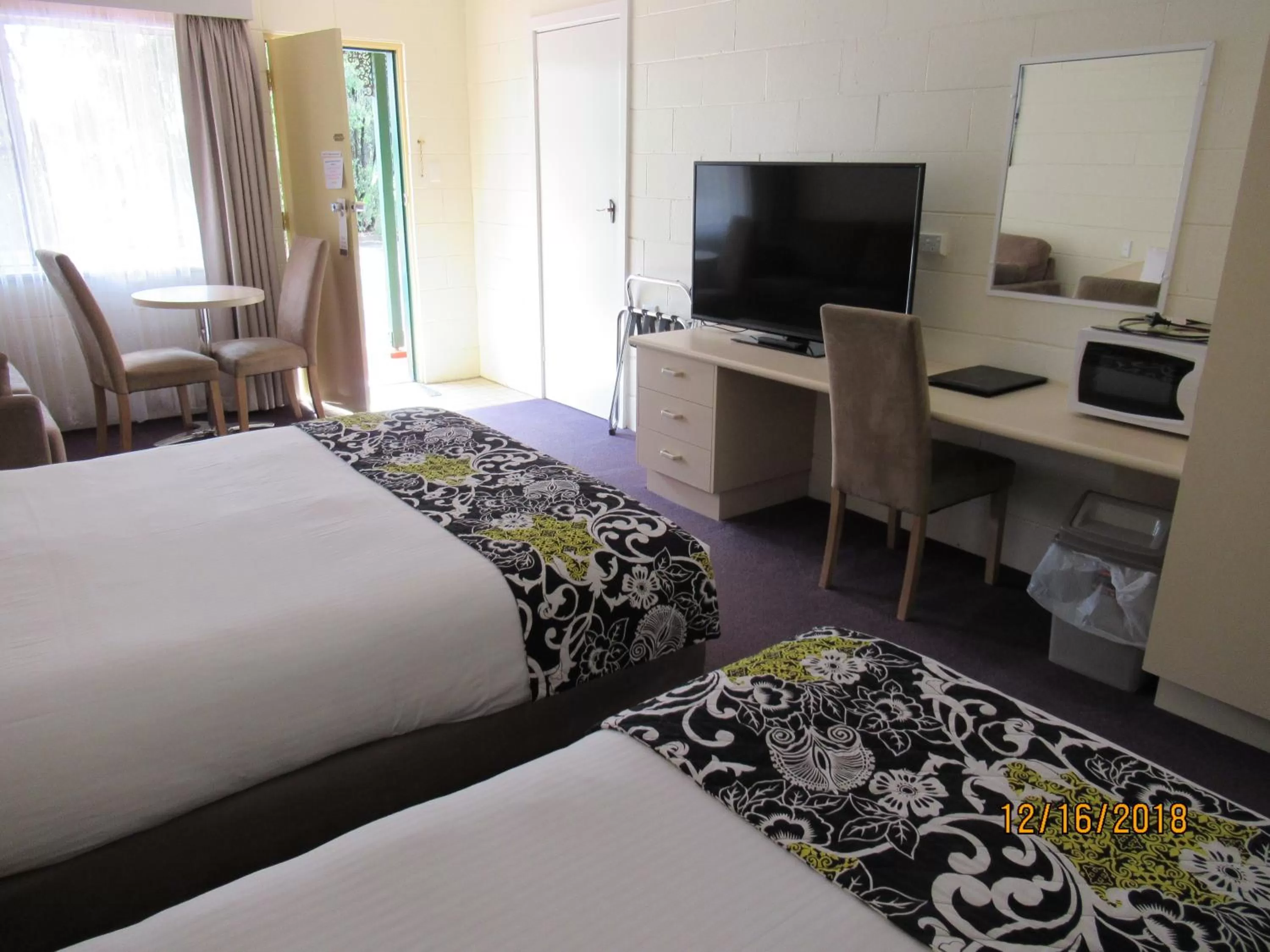 Bed in Moruya Motel