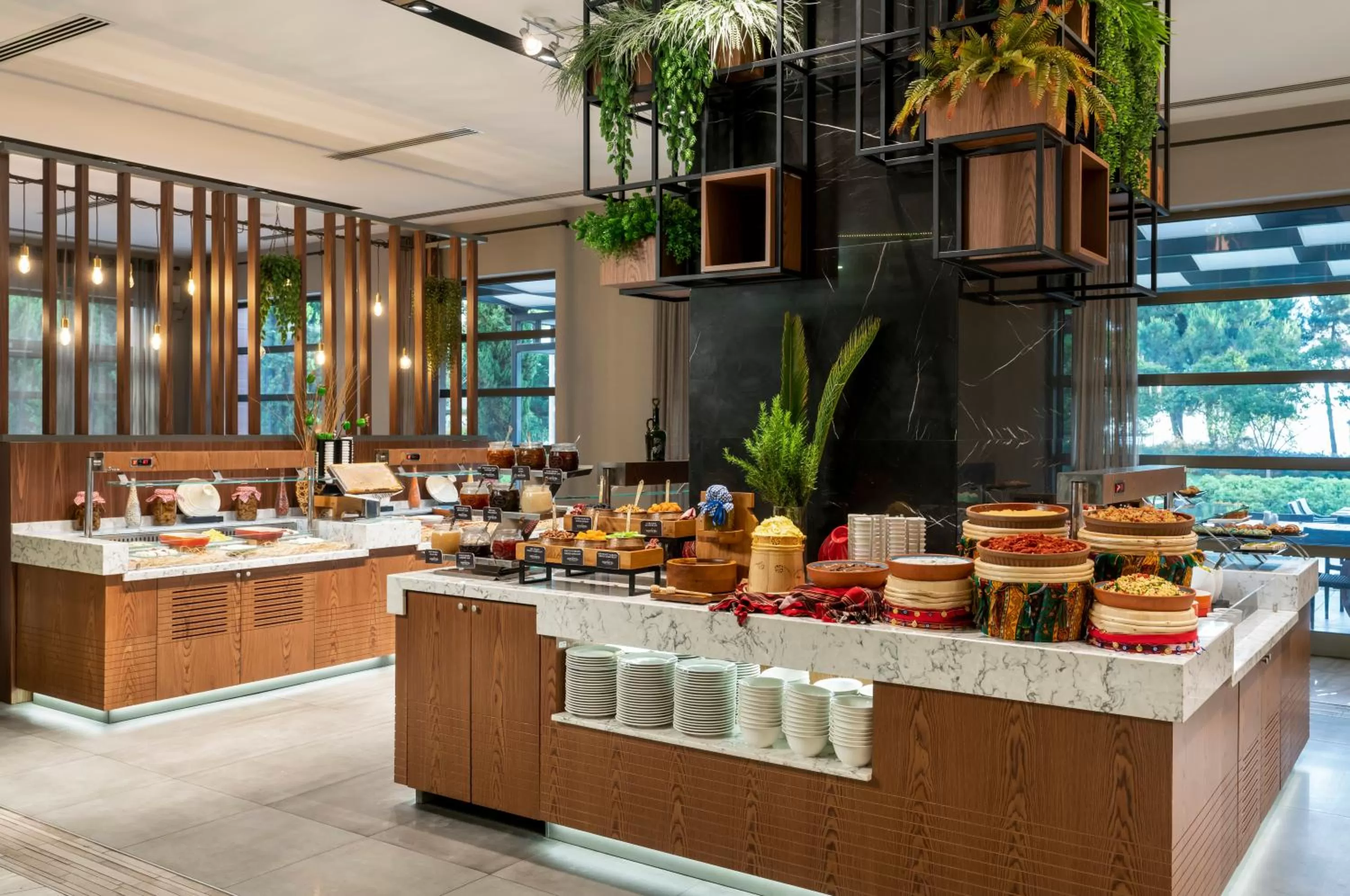 Buffet breakfast in Novotel Trabzon