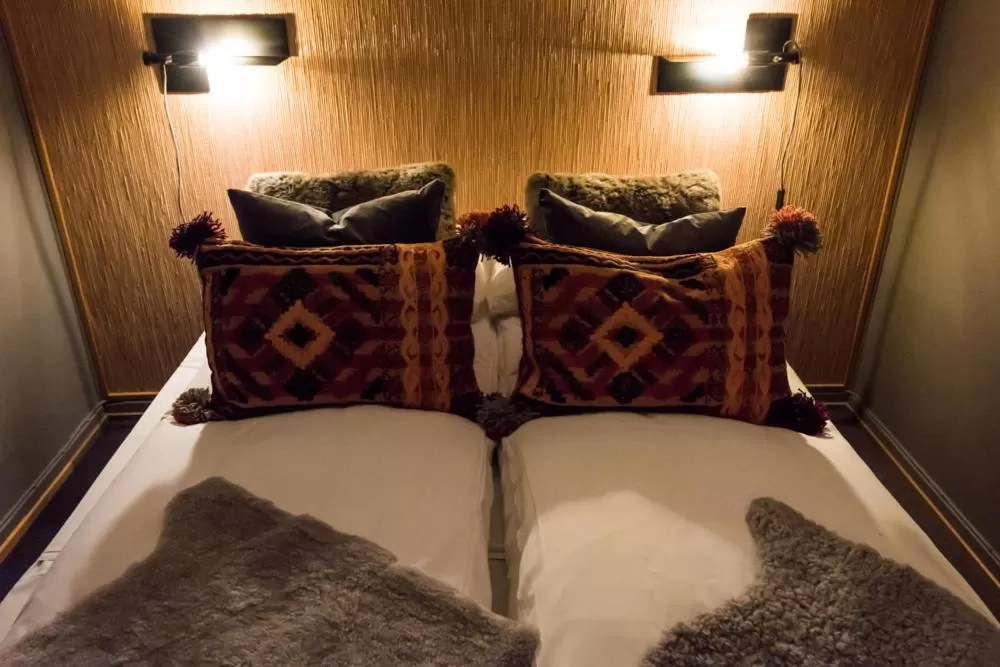 Bed in Breidablikk Guesthouse