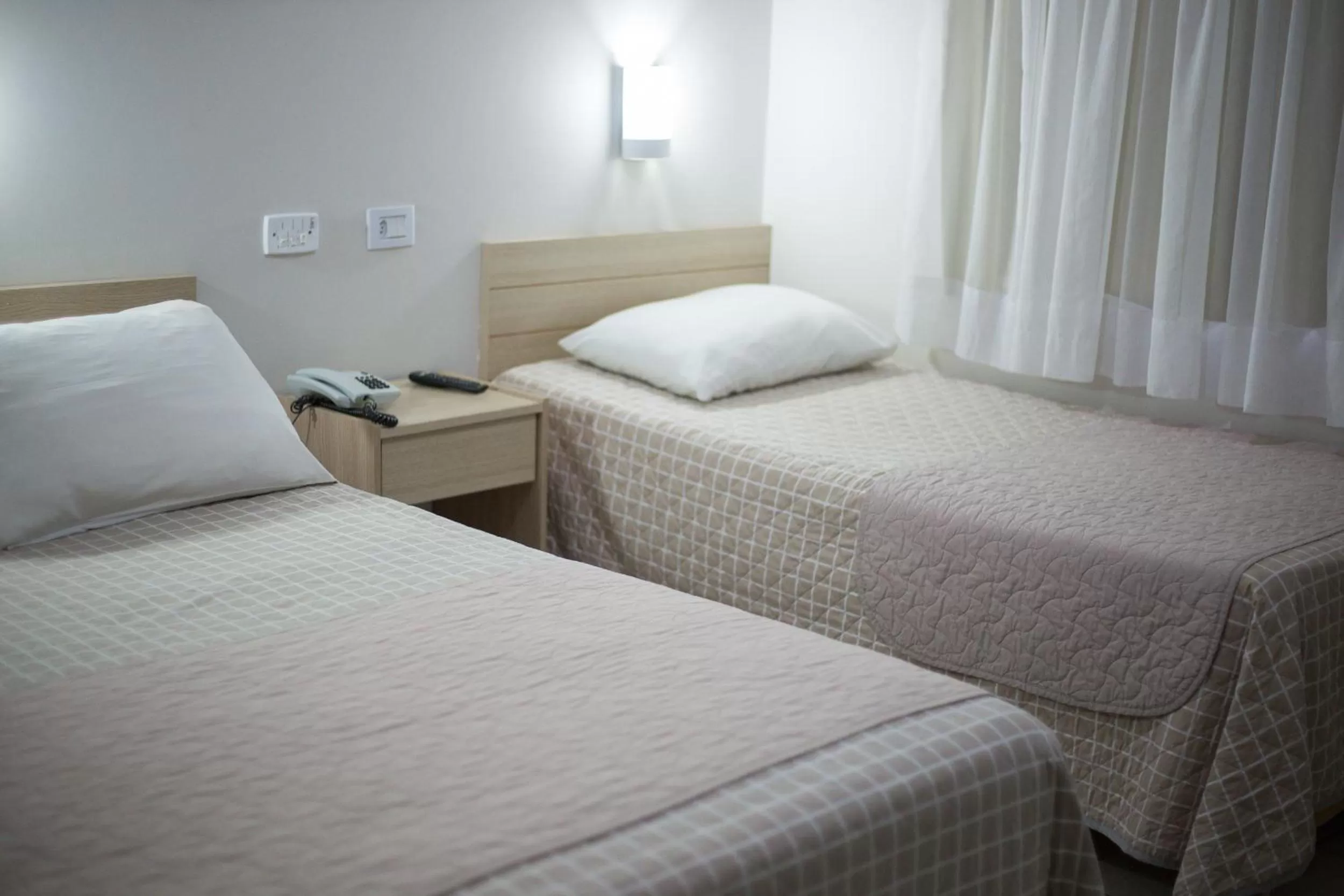 Deluxe Twin Room with Private Bathroom in Hotel Trevo Cascavel