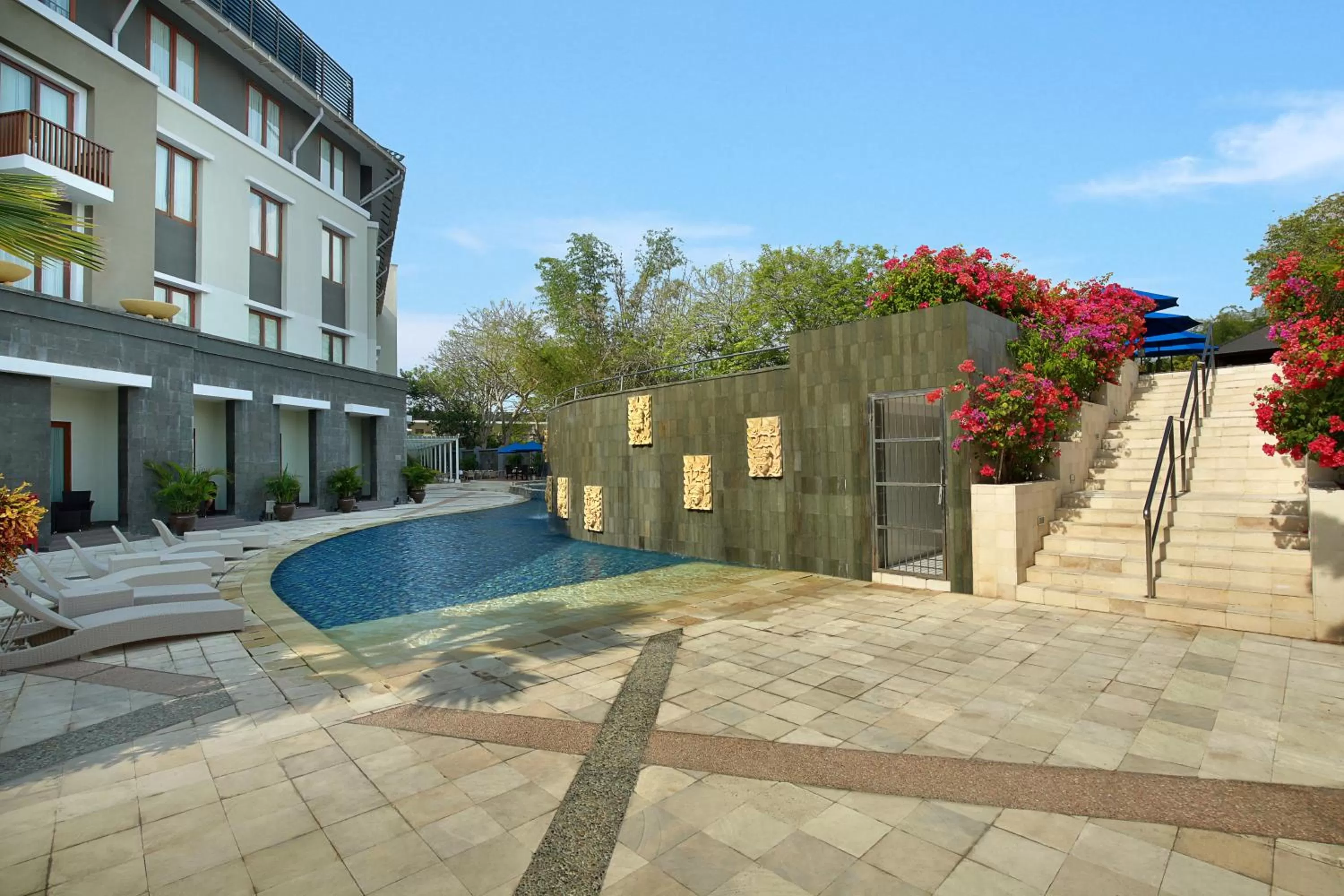 Pool view in Mercure Bali Nusa Dua