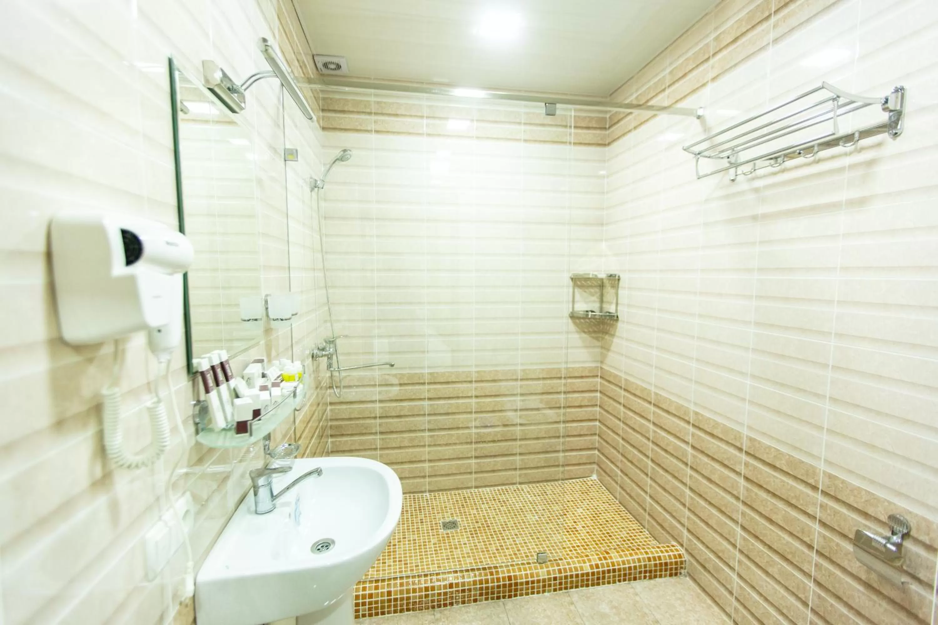 Shower in Mirzo Boutique Hotel