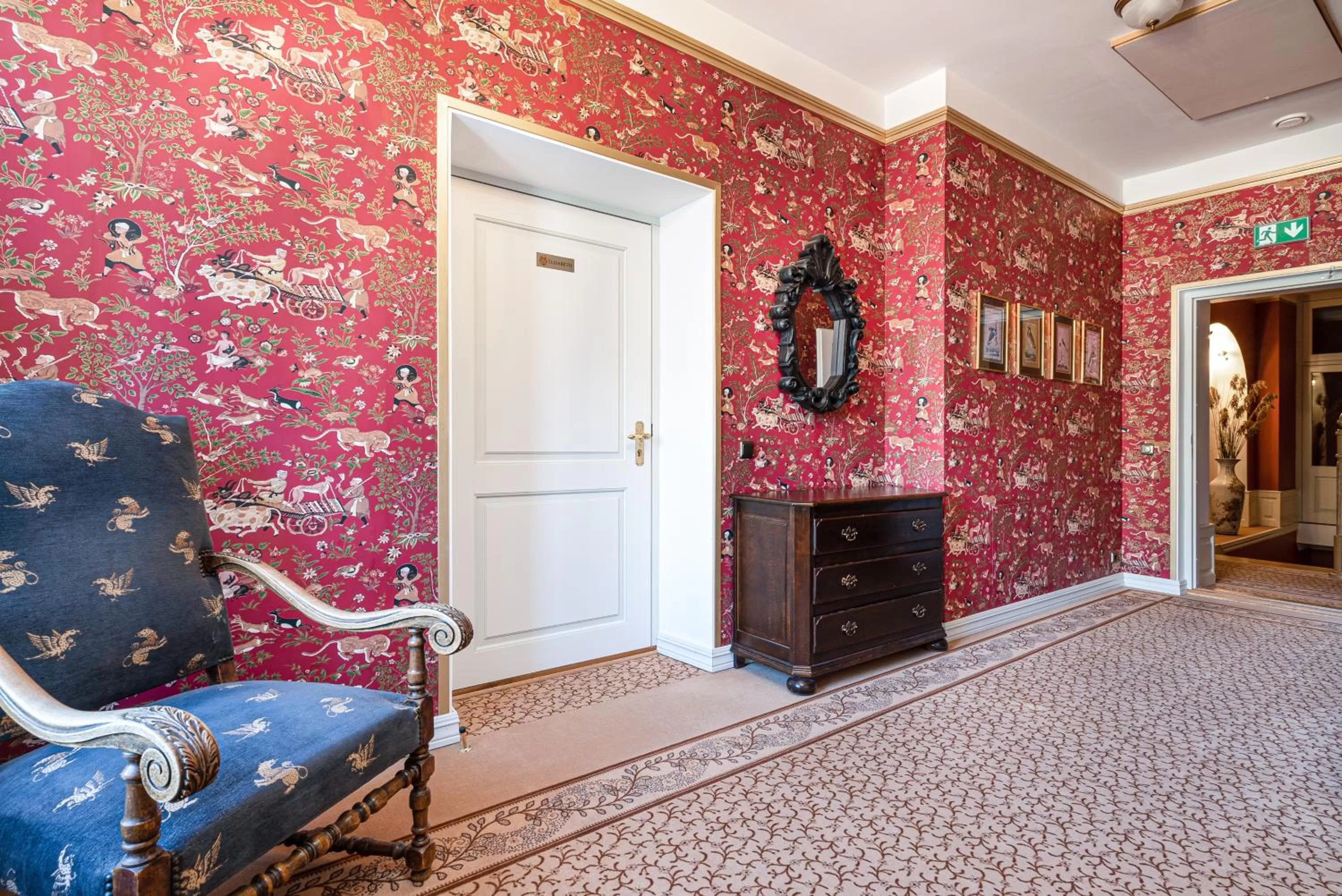 Seating area in Padise Manor