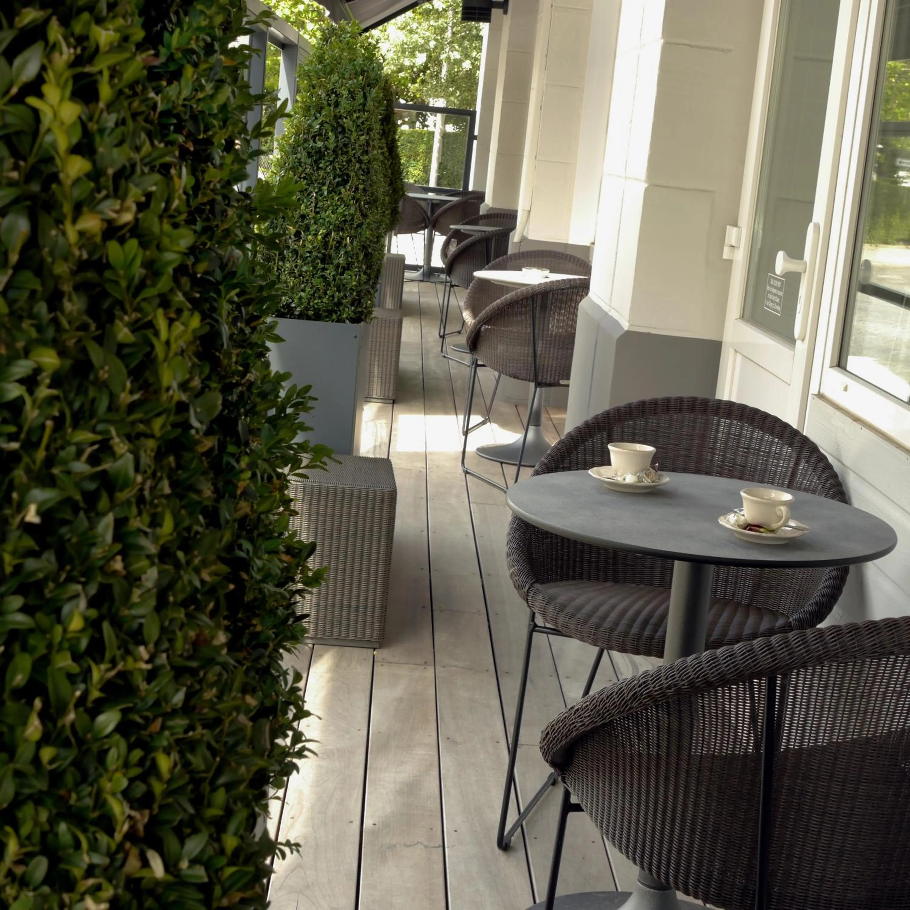 Balcony/Terrace in Hôtel Spa Vent d'Ouest