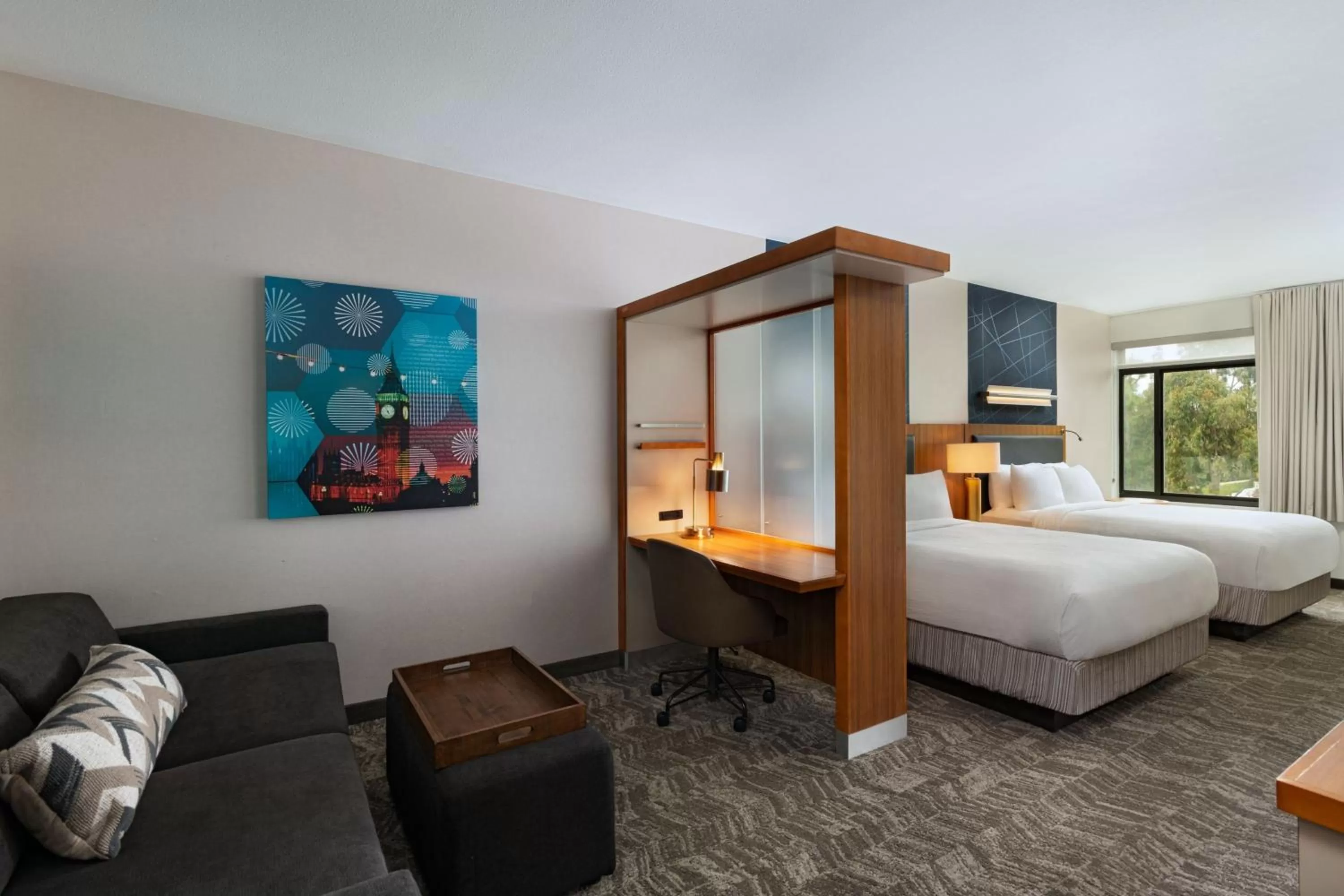 Bedroom, Bed in Springhill Suites by Marriott Anaheim Maingate