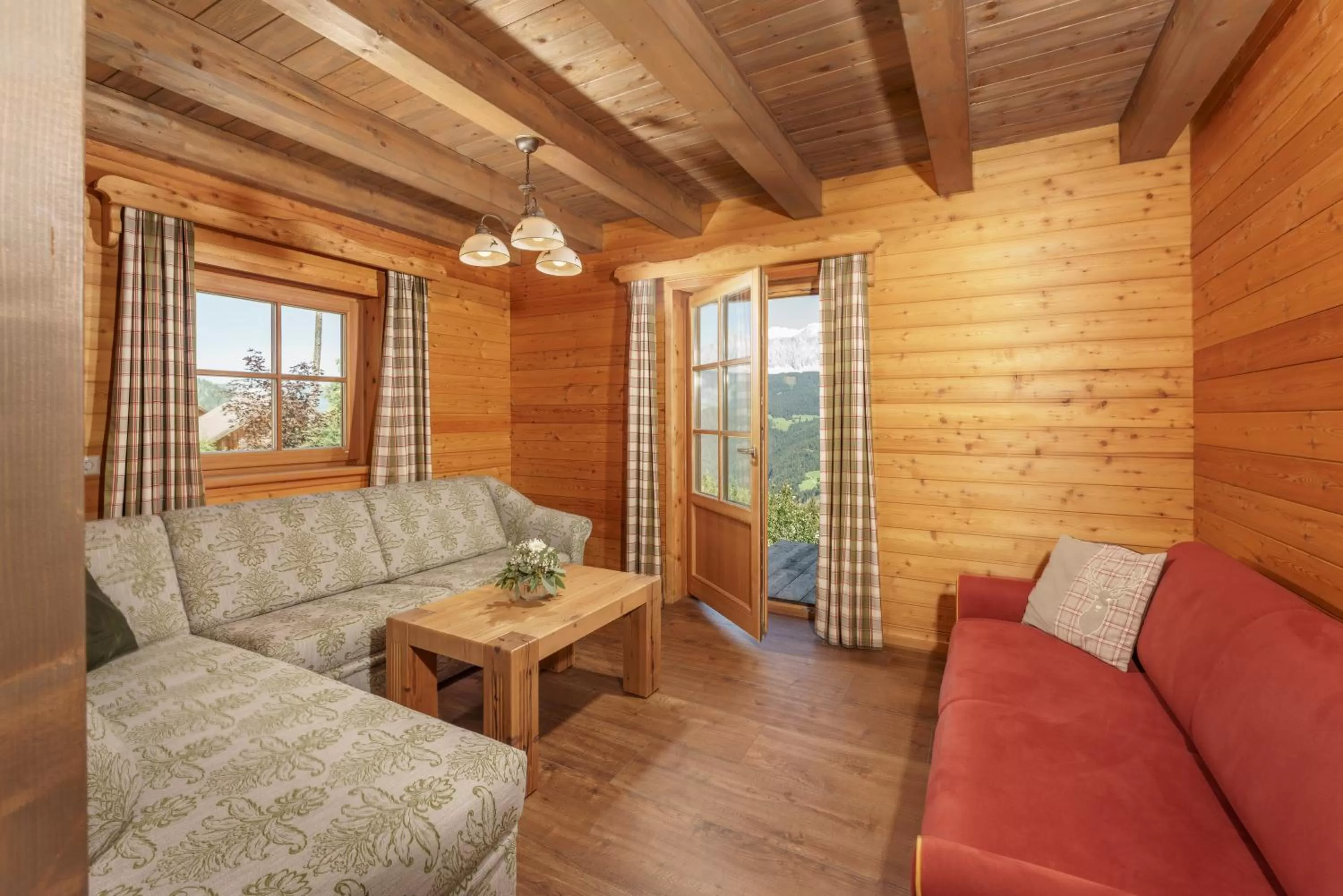 Living room in Almwelt Austria