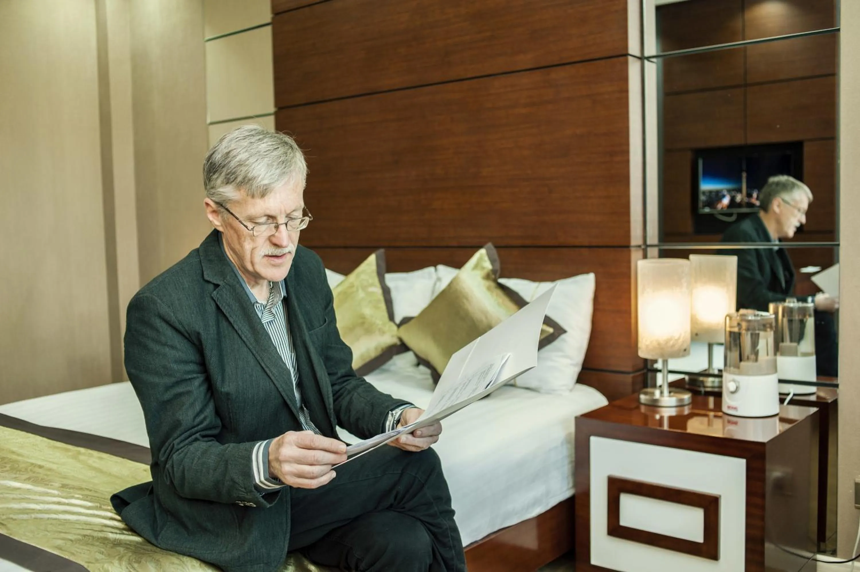 Bedroom in Bayangol Hotel