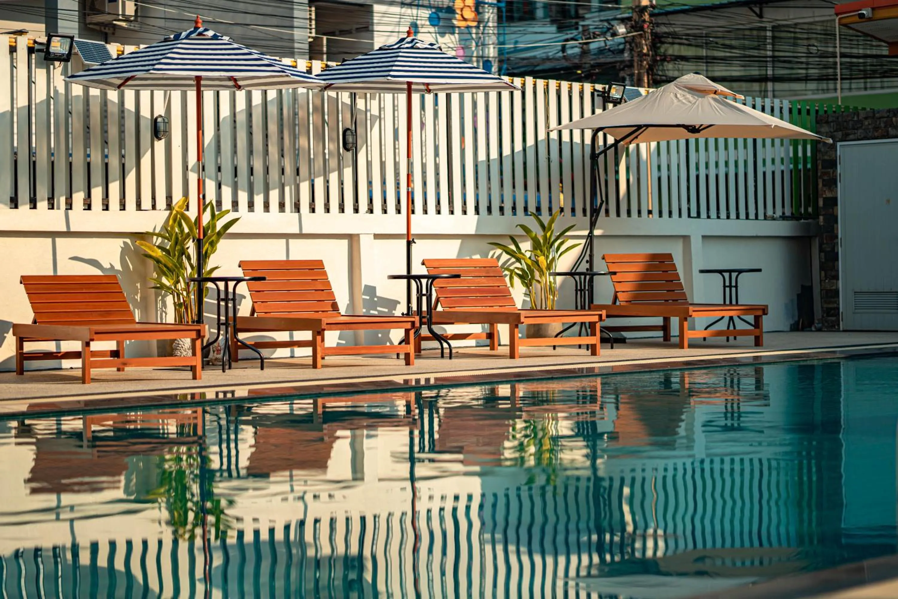 Swimming pool in Blue Sky Residence Airport