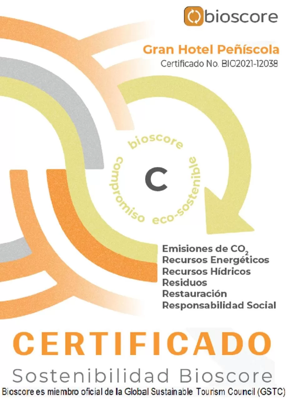 Logo/Certificate/Sign in Gran Hotel Peñiscola