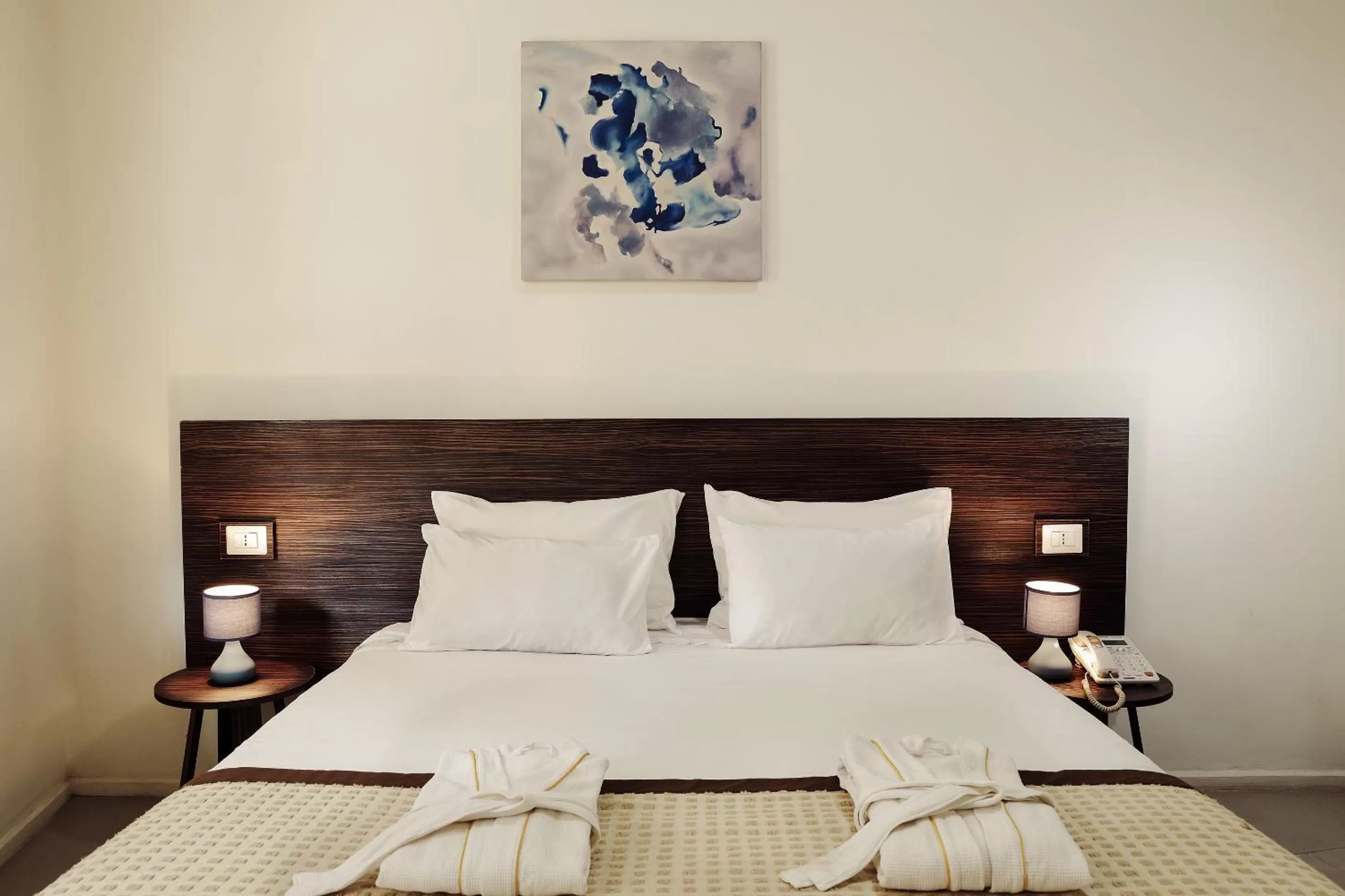 Bed in Hotel La Villette