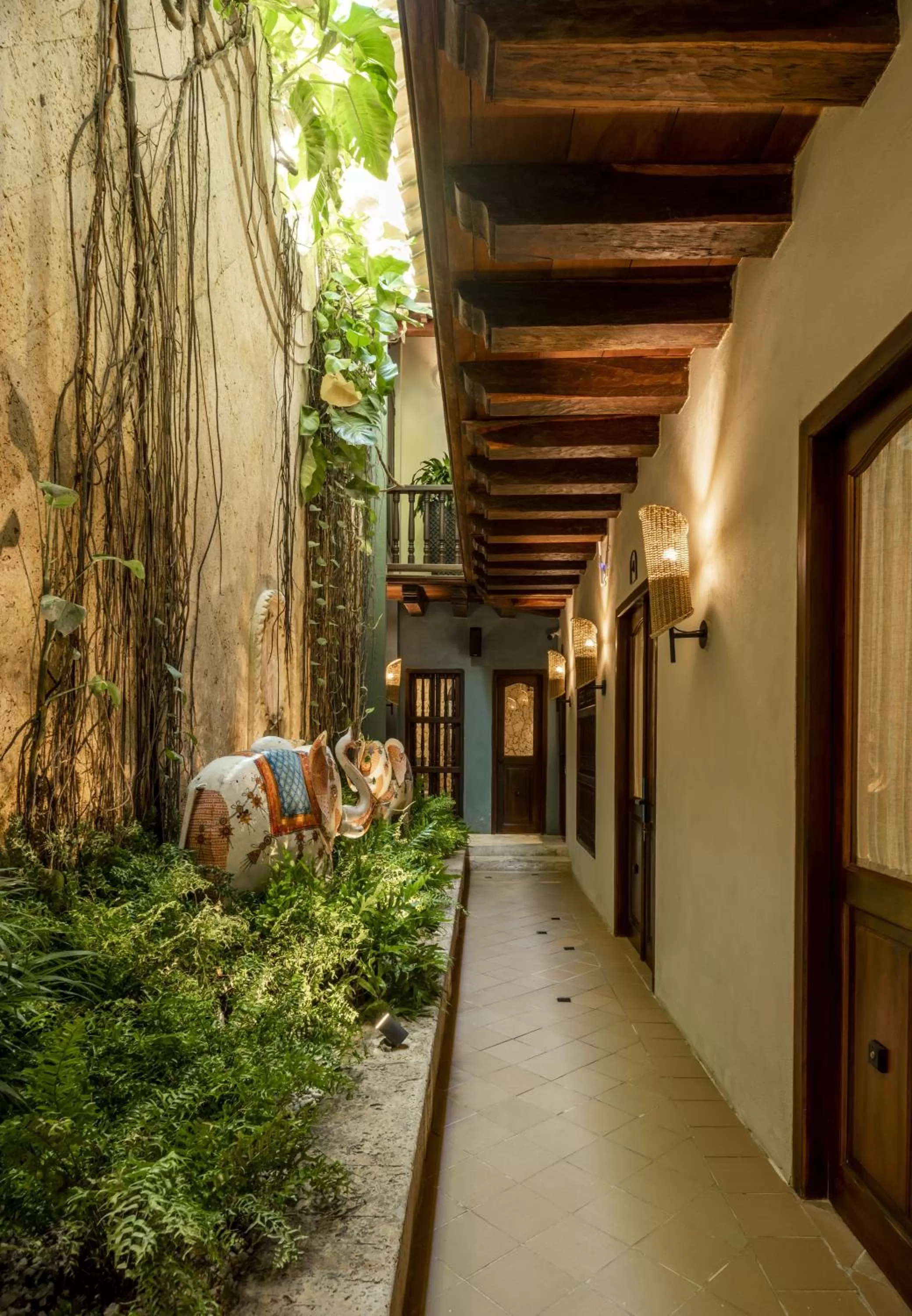 Garden view in Privado Designer Boutique Hotel