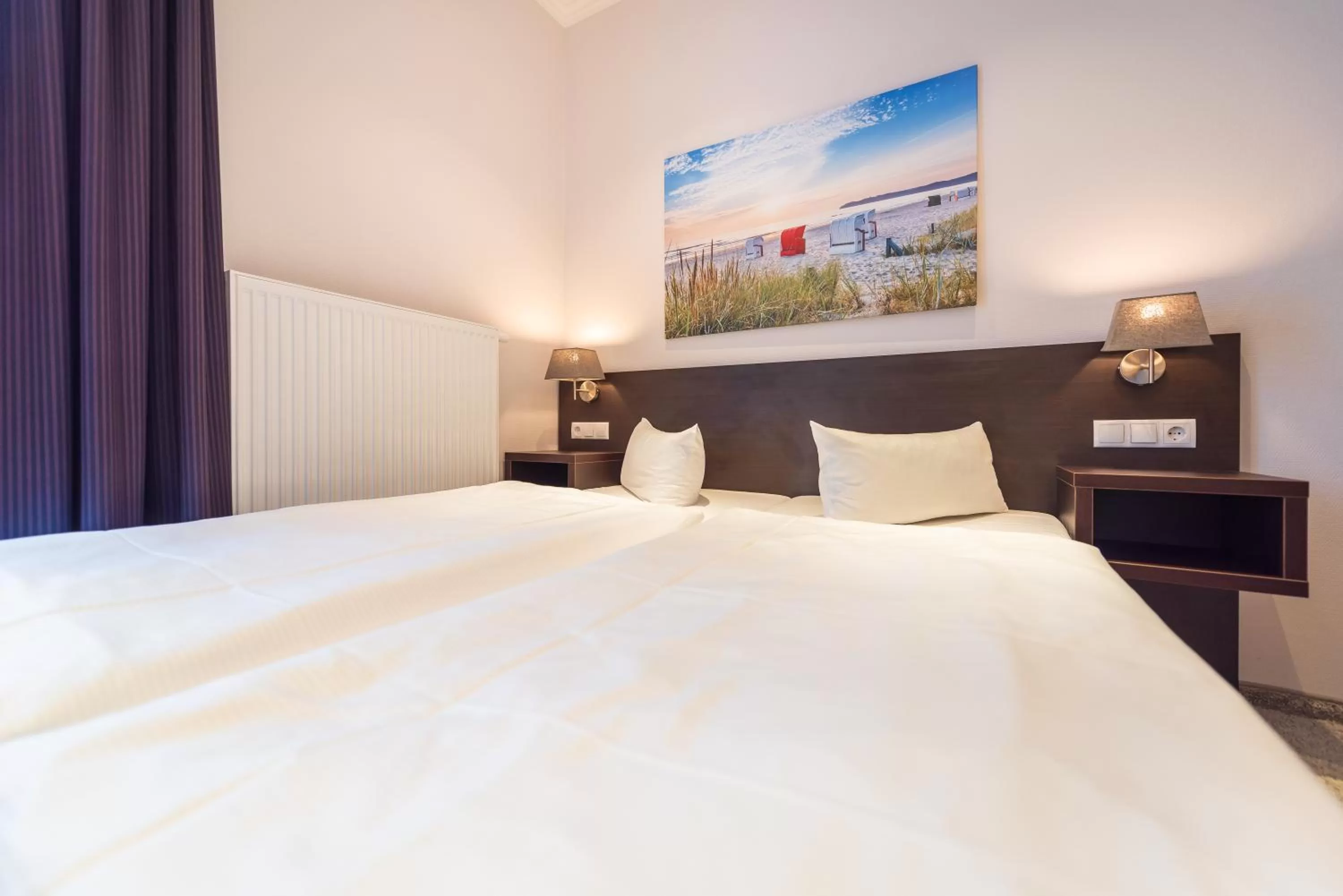 Bed in Hotel Villa Belvedere