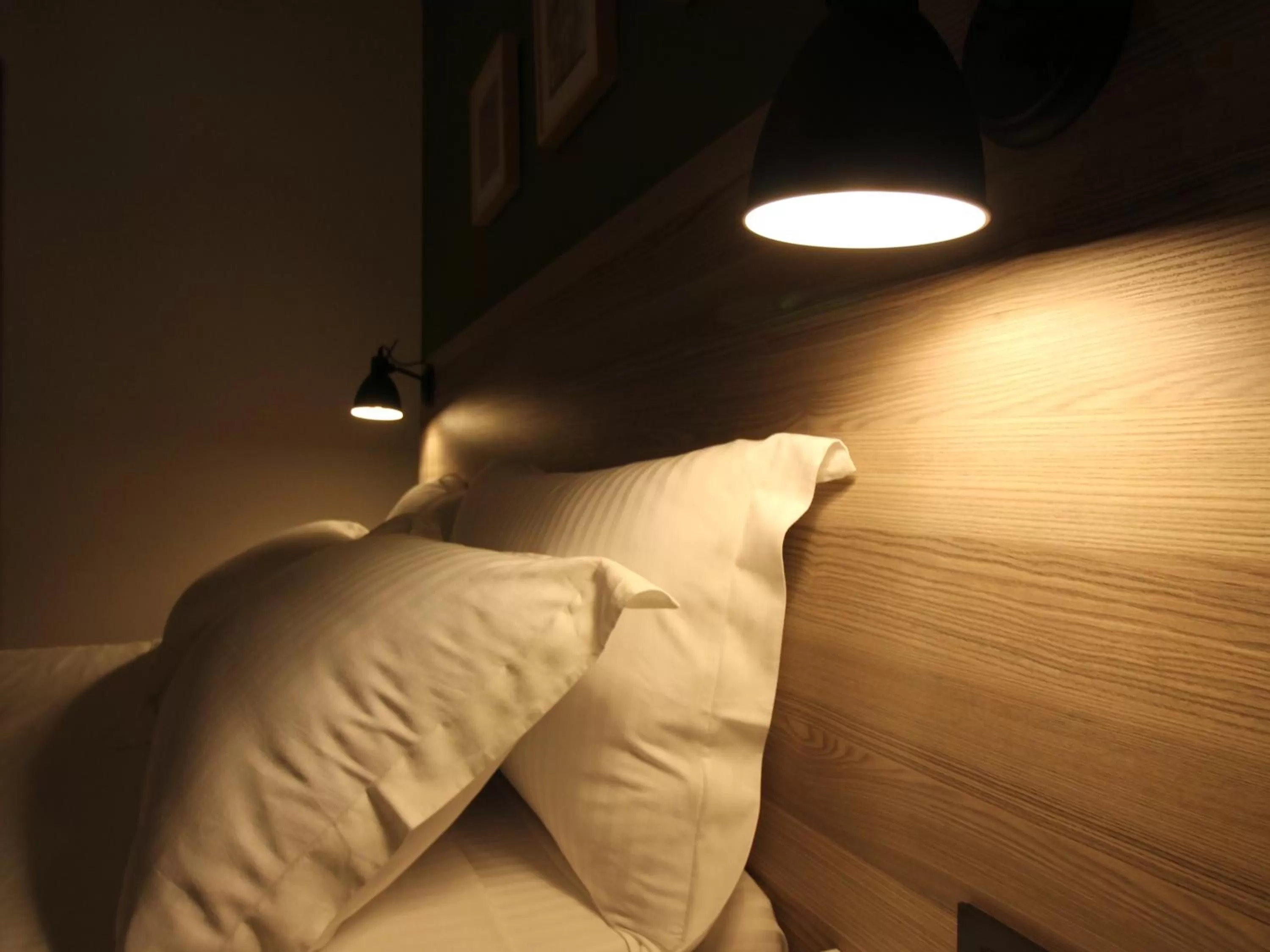 Decorative detail, Bed in Oda Hotel Tirana