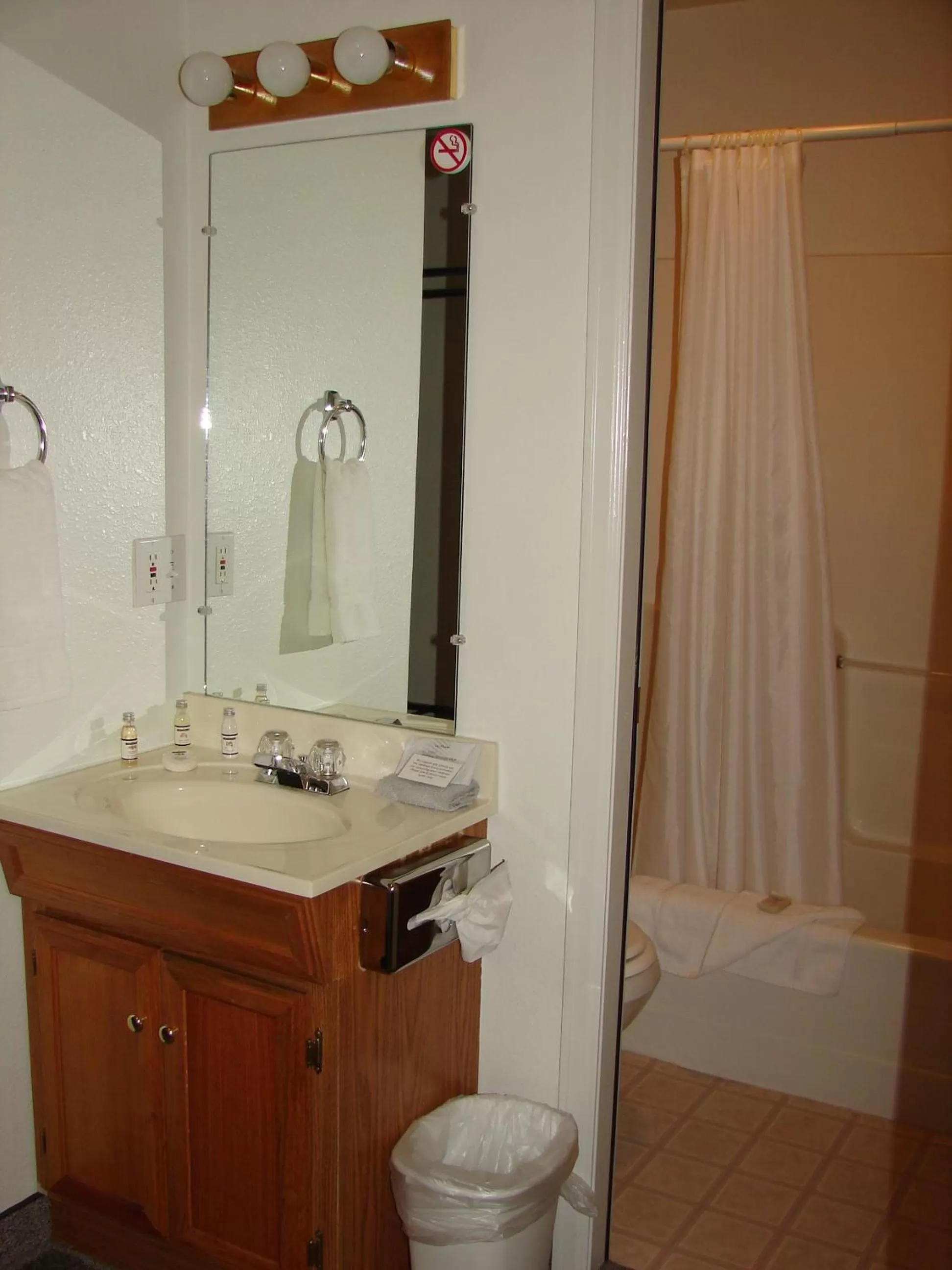 Bathroom in Mountain View Motor Inn