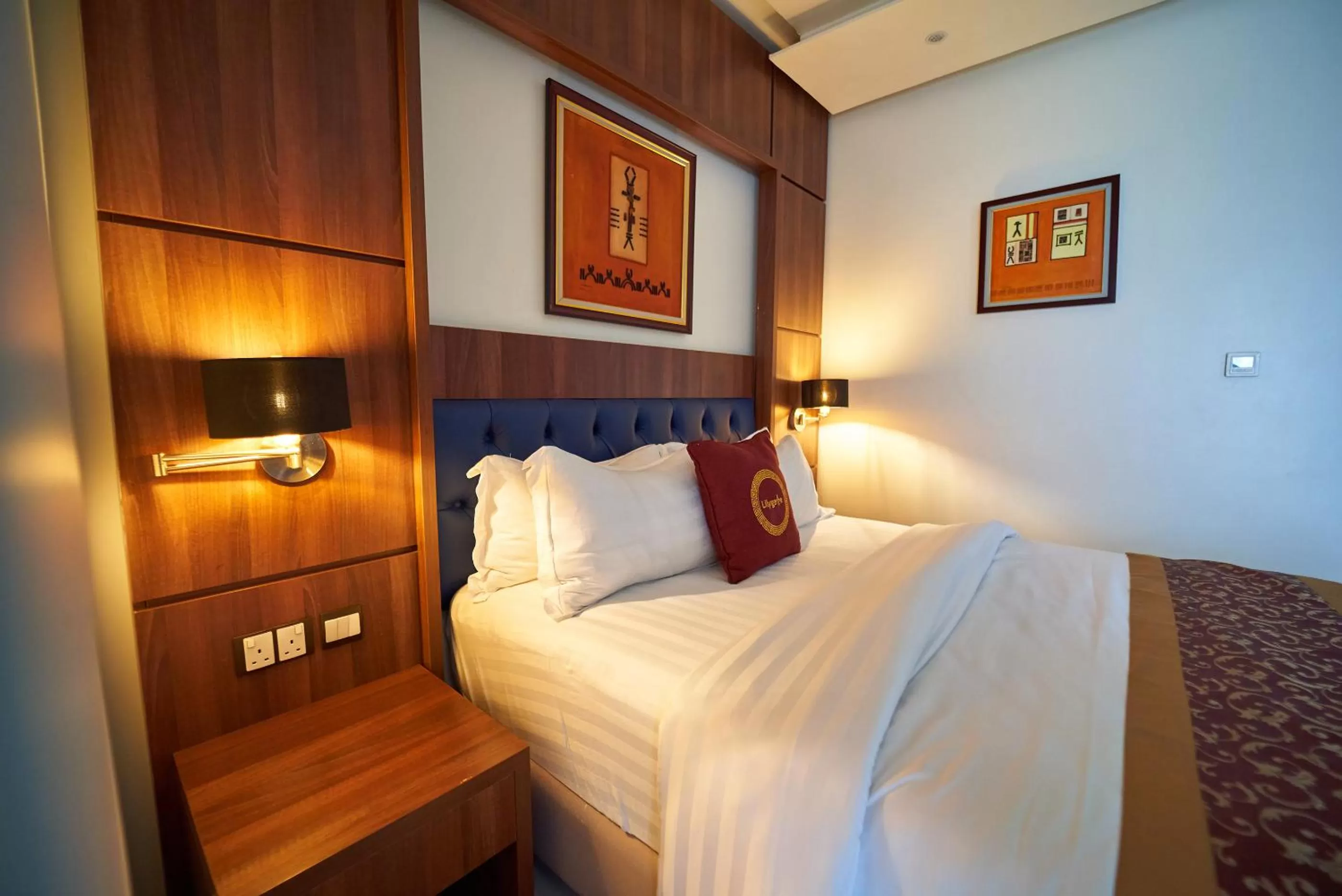 Bedroom, Bed in The Lilygate Lagos