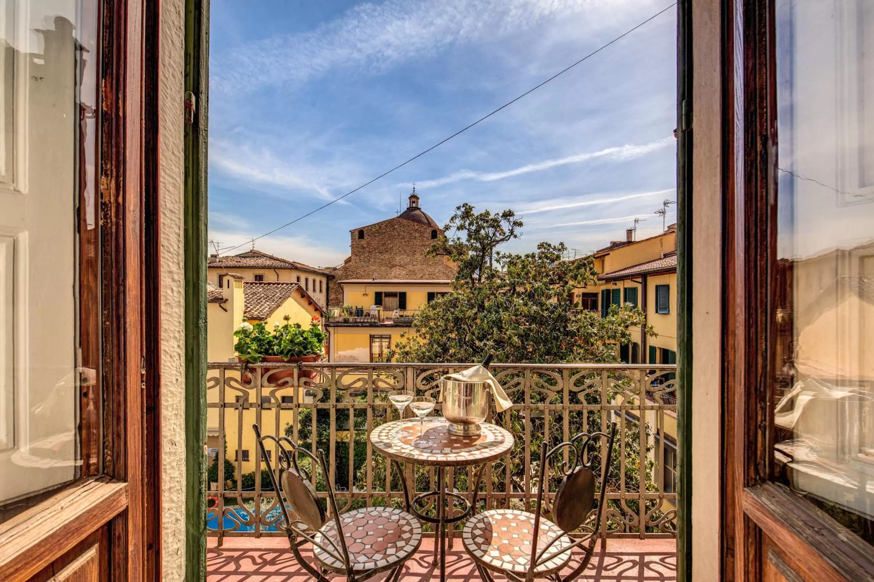 Balcony/Terrace in Hotel Croce Di Malta