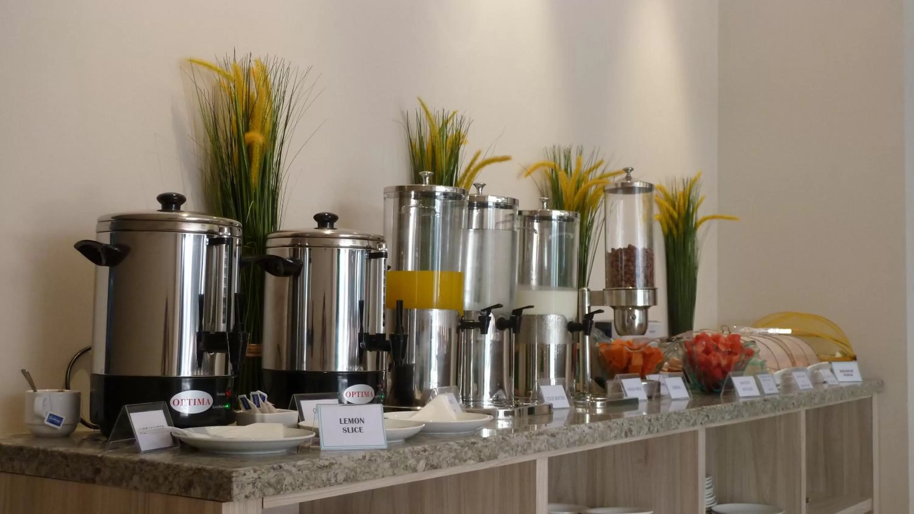 Food in Hotel Terrace at Kuta