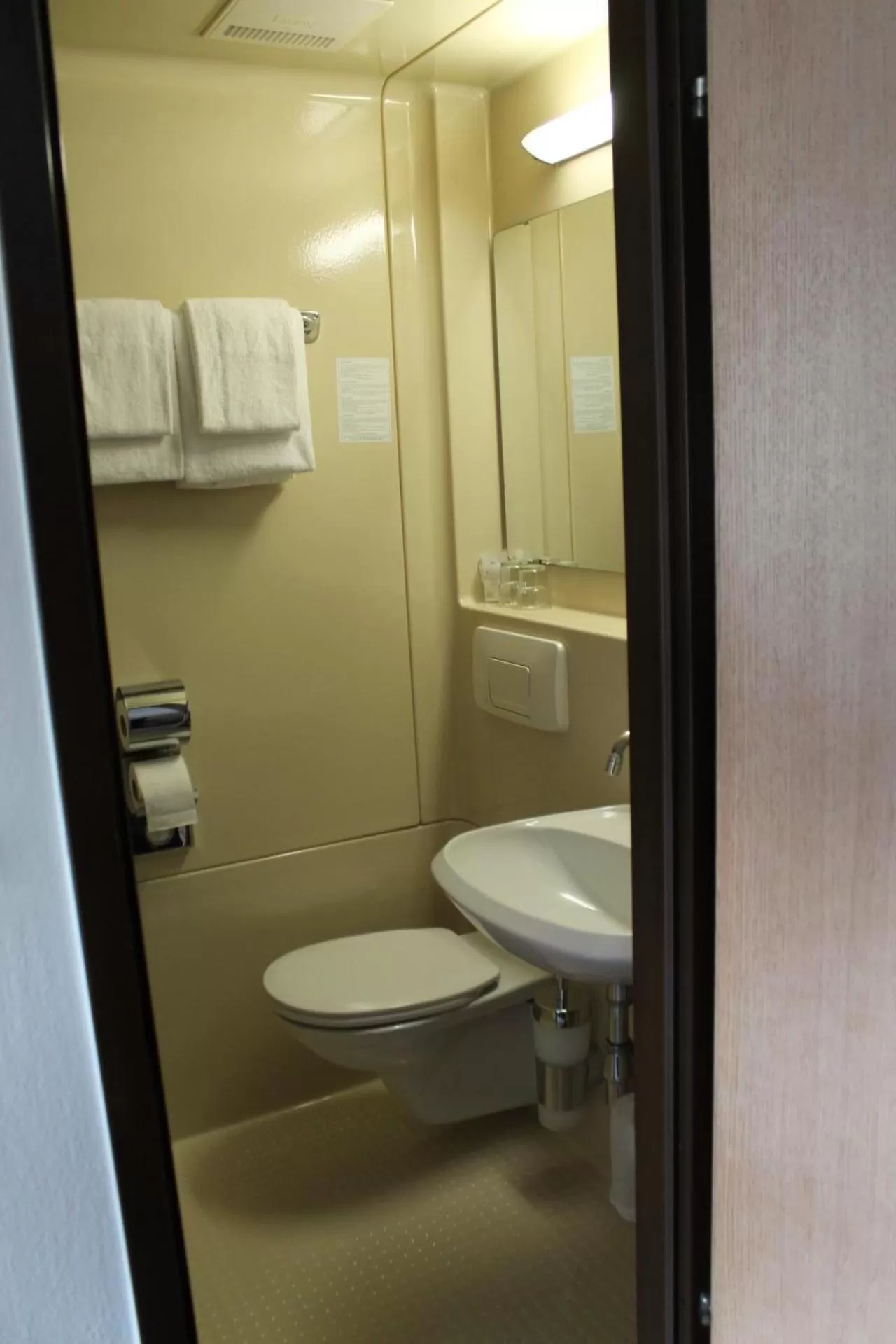 Toilet in Hotel Goldene Krone Innsbruck