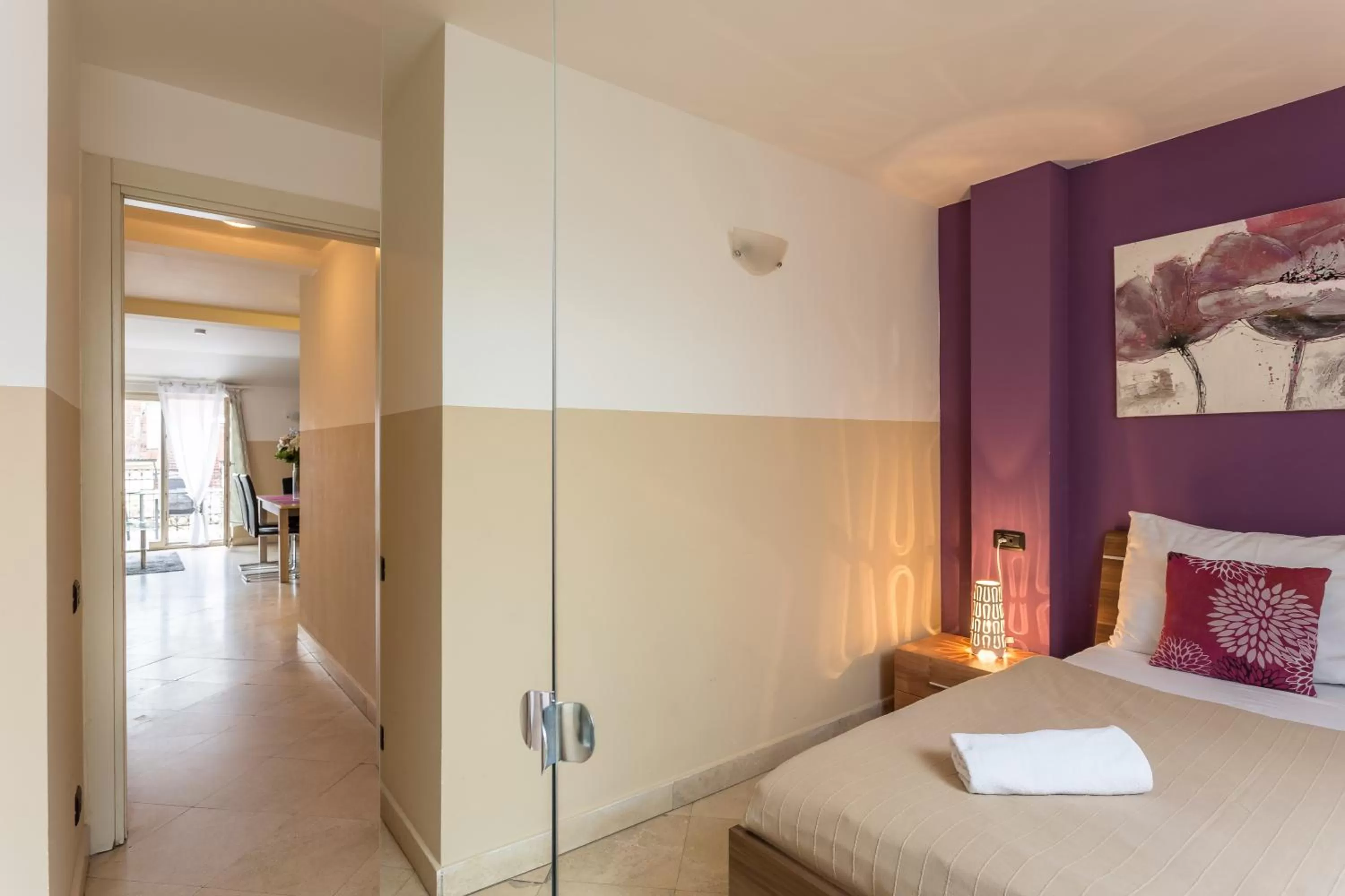 Bedroom, Bed in Legerova 33 Apartments