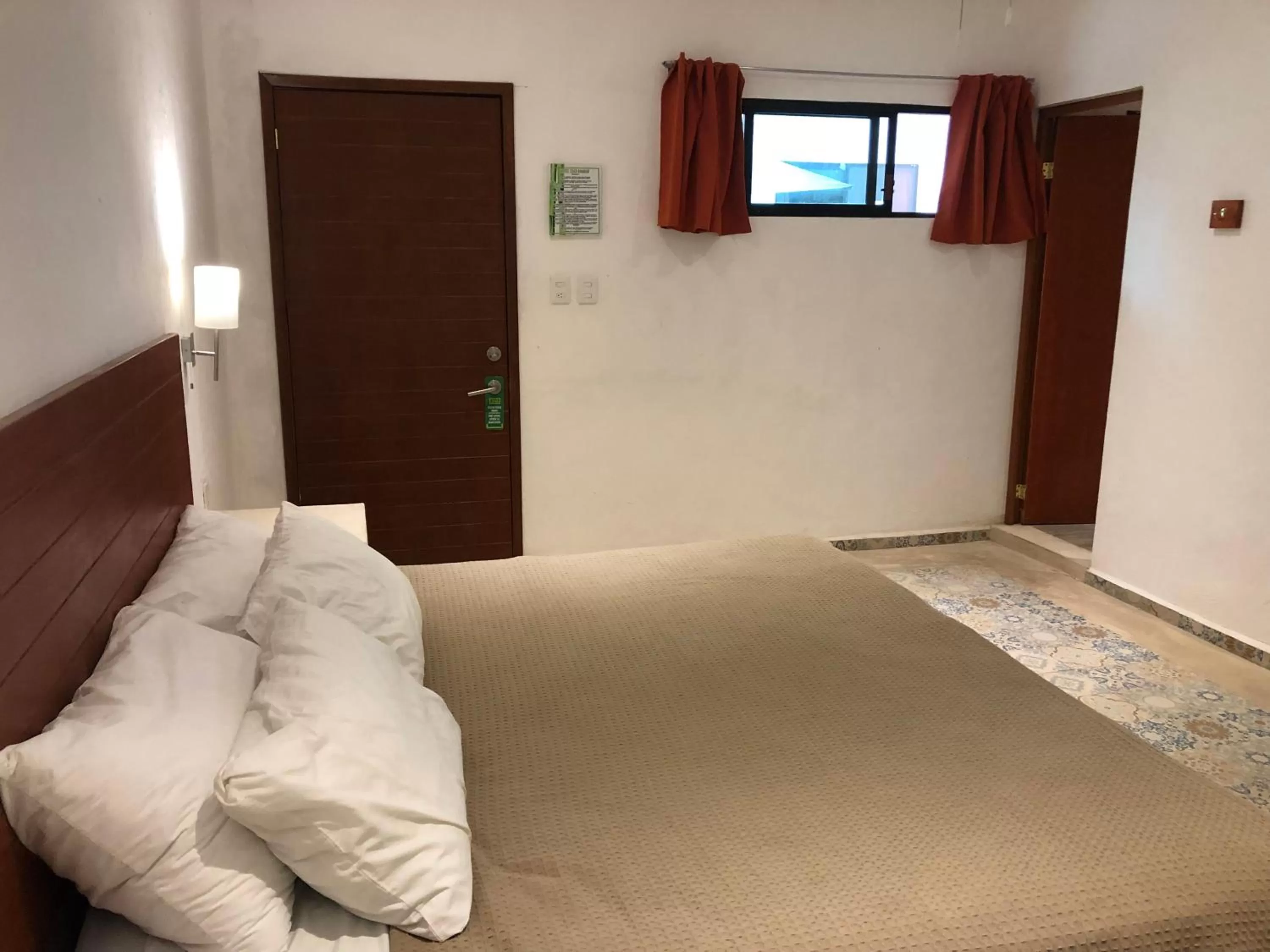 Bed in Hotel Casa Bamboo