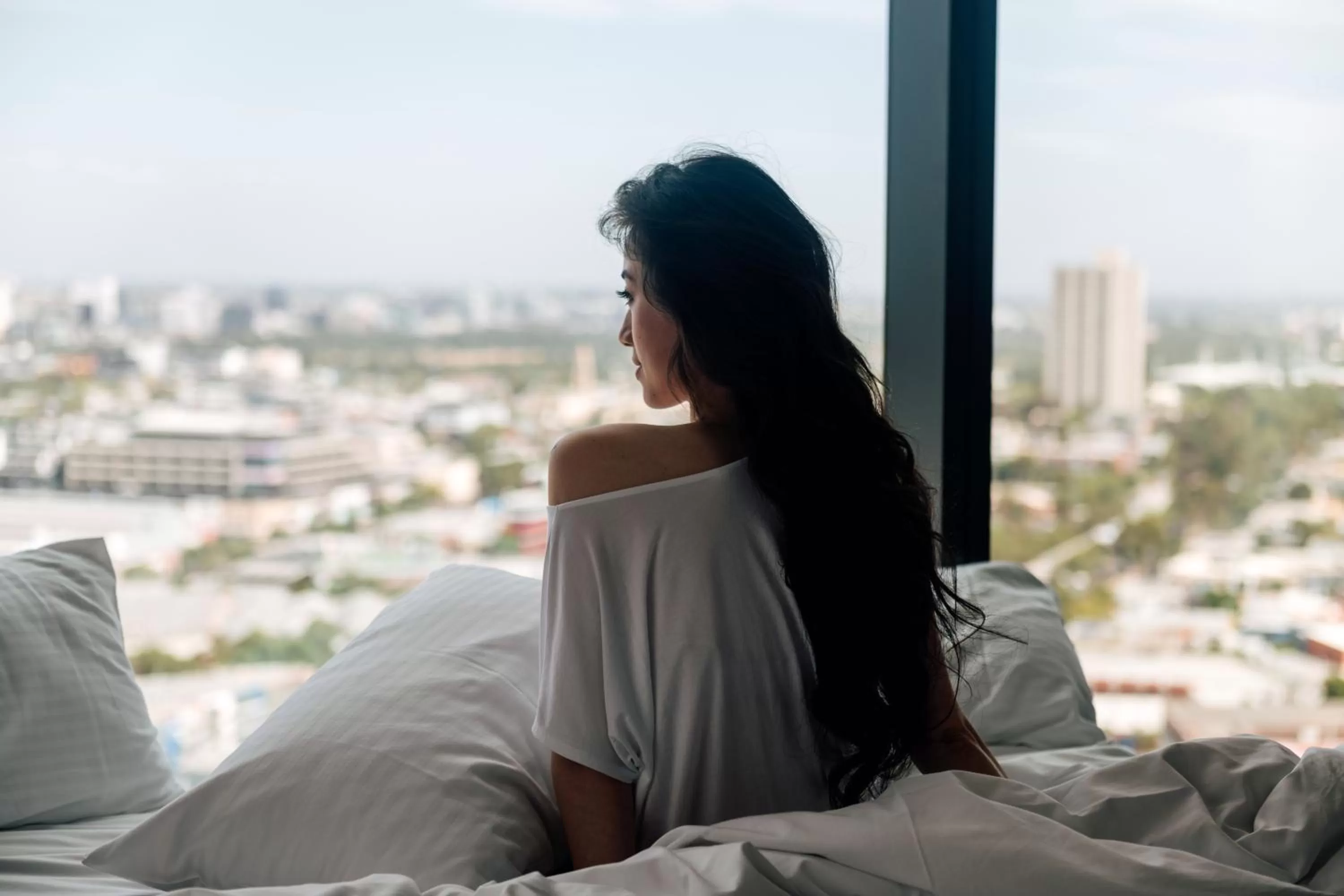 City view, Bed in Novotel Melbourne South Wharf