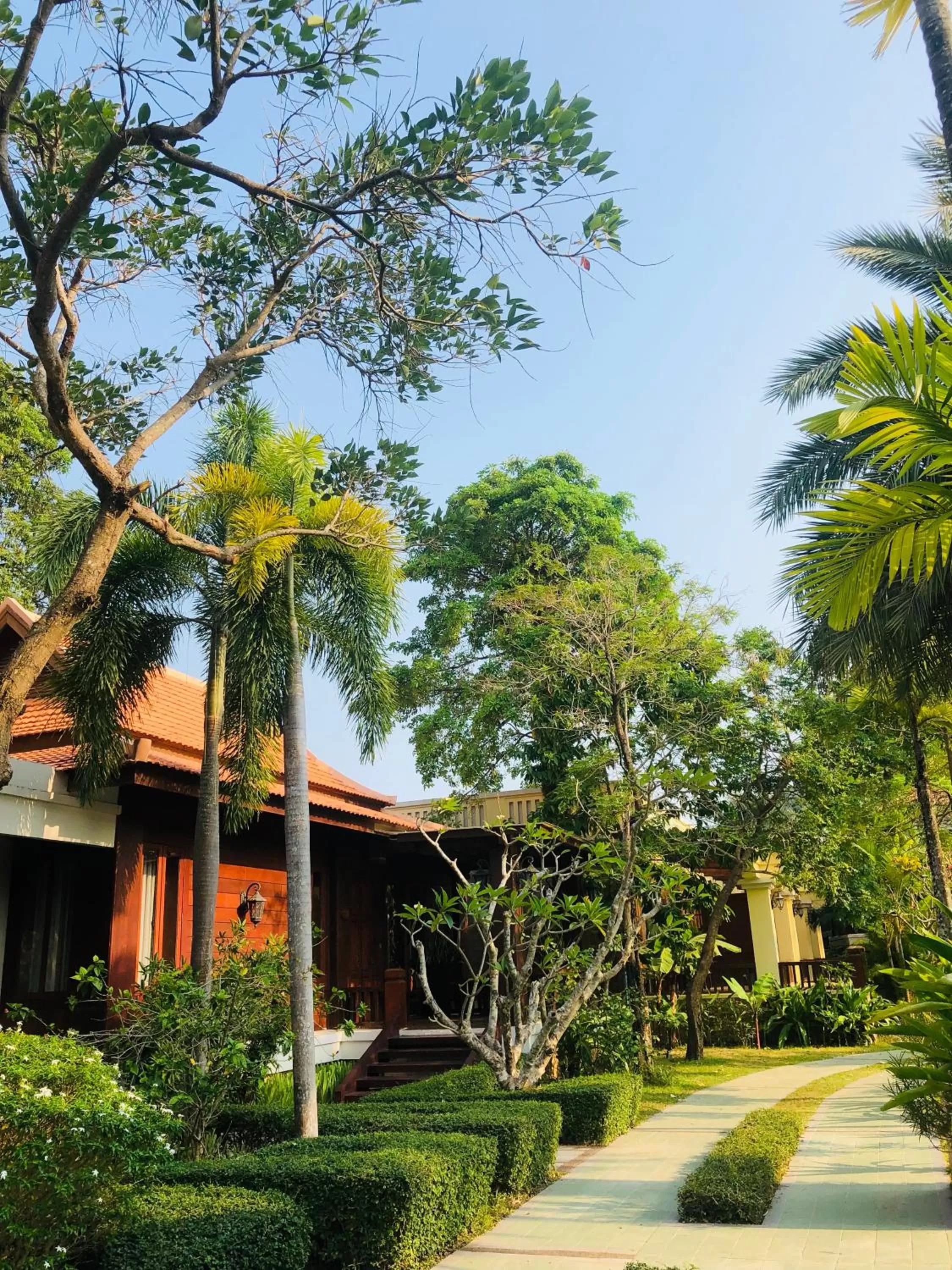 View (from property/room), Garden in Try Palace Resort-Kep