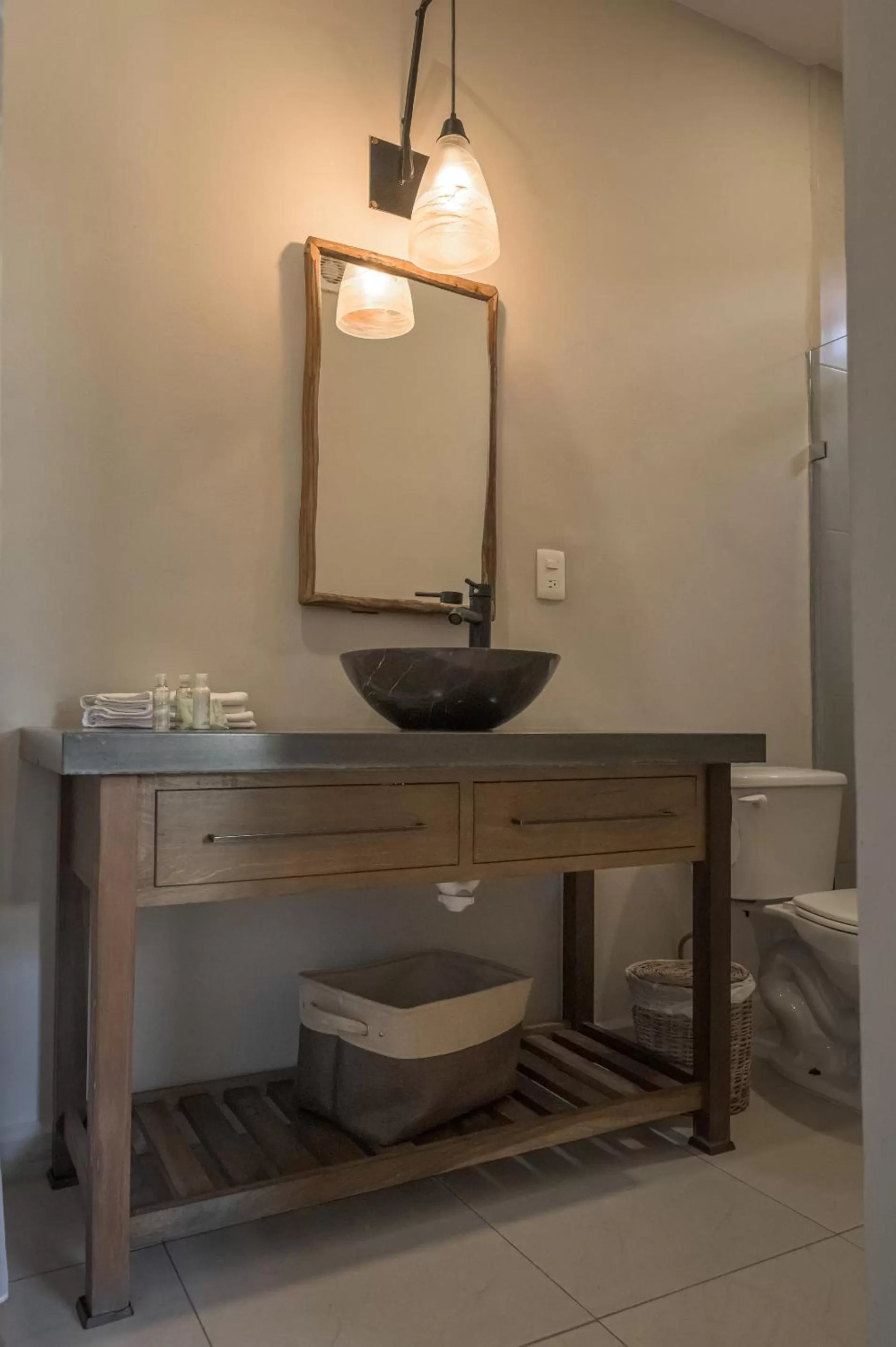 Bathroom in AGAM Hotel Boutique Bacalar - Adults Only