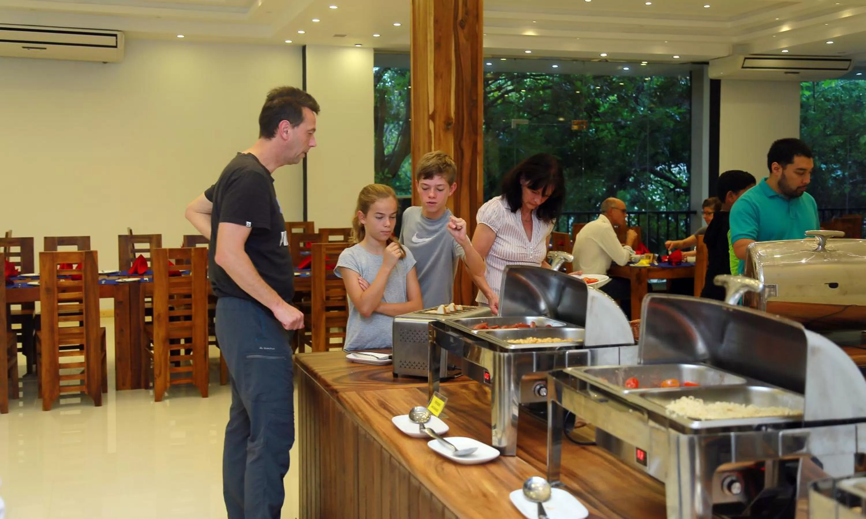 Buffet breakfast in Nice Place Resort