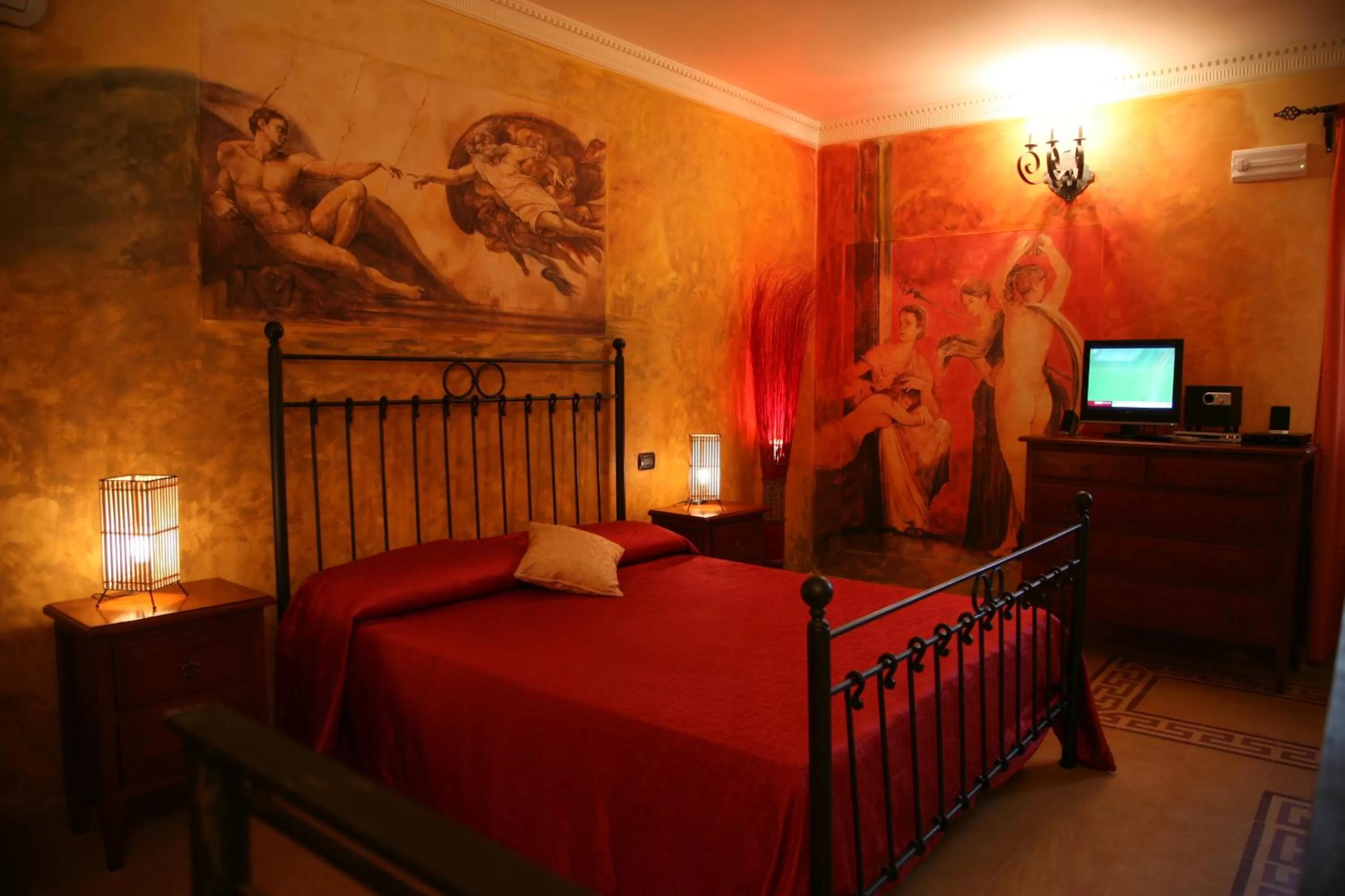 Bed in Hotel Villa Antica Tropea
