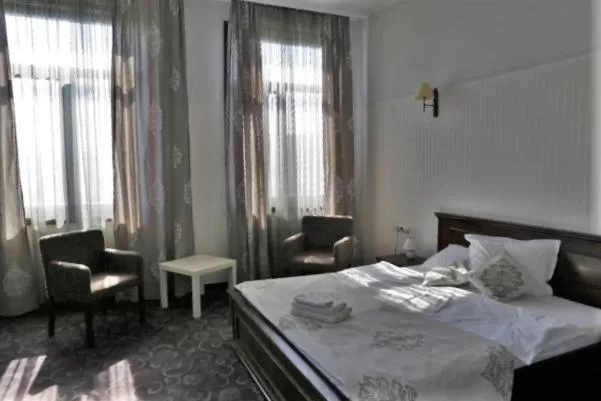 Bed in Hotel Neptun