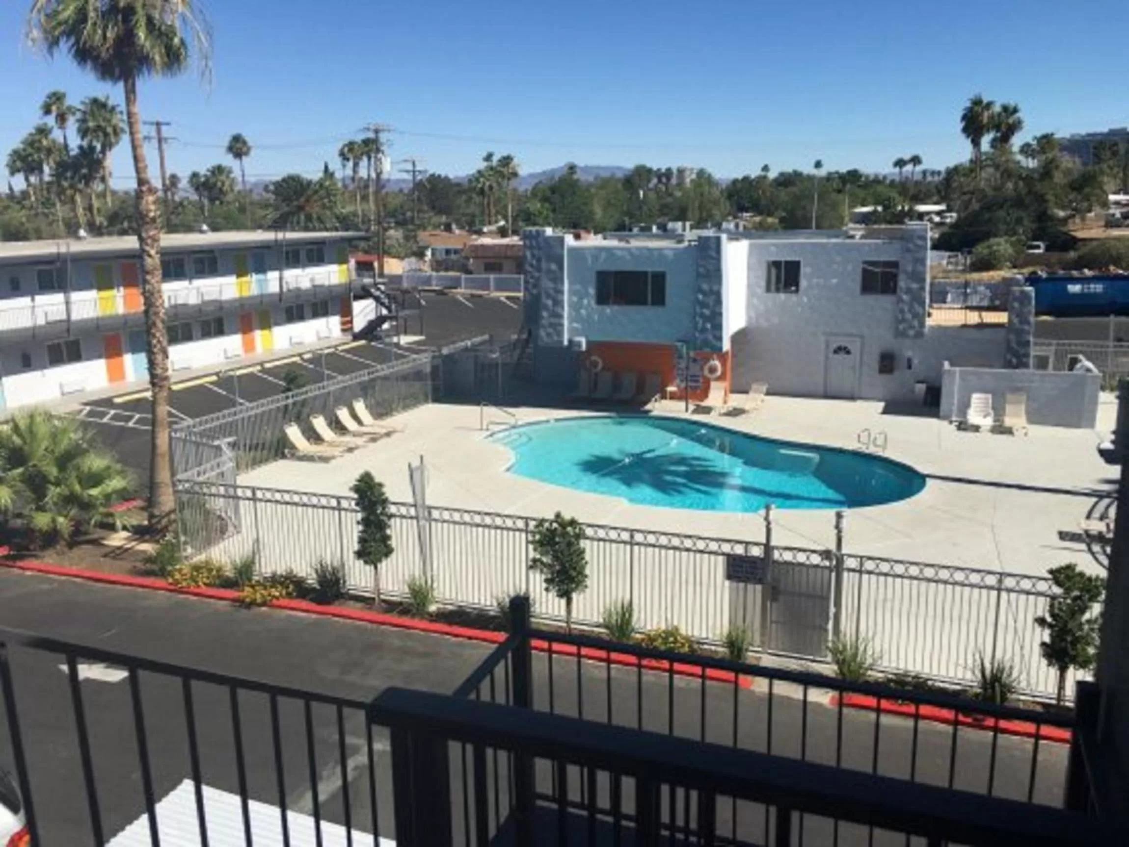 Swimming pool in Super 8 by Wyndham Las Vegas North Strip/Fremont St. Area