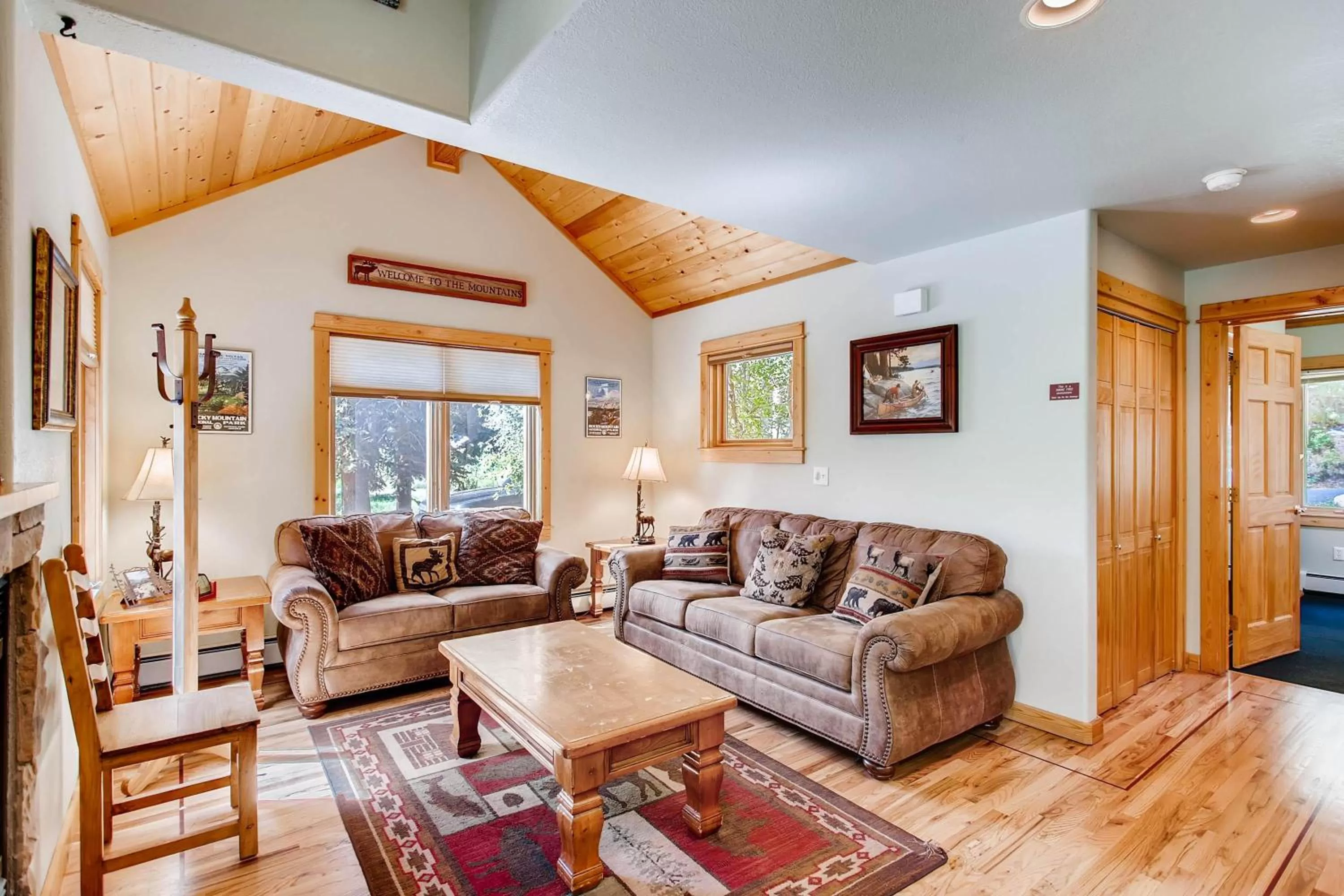 Seating Area in Estes Park Condos