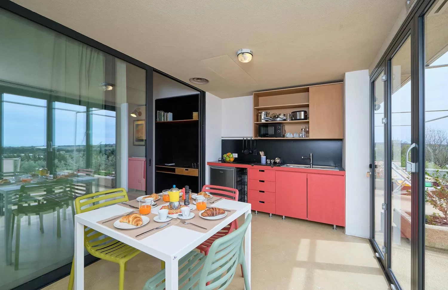 Kitchen or kitchenette in Petrantica Resort