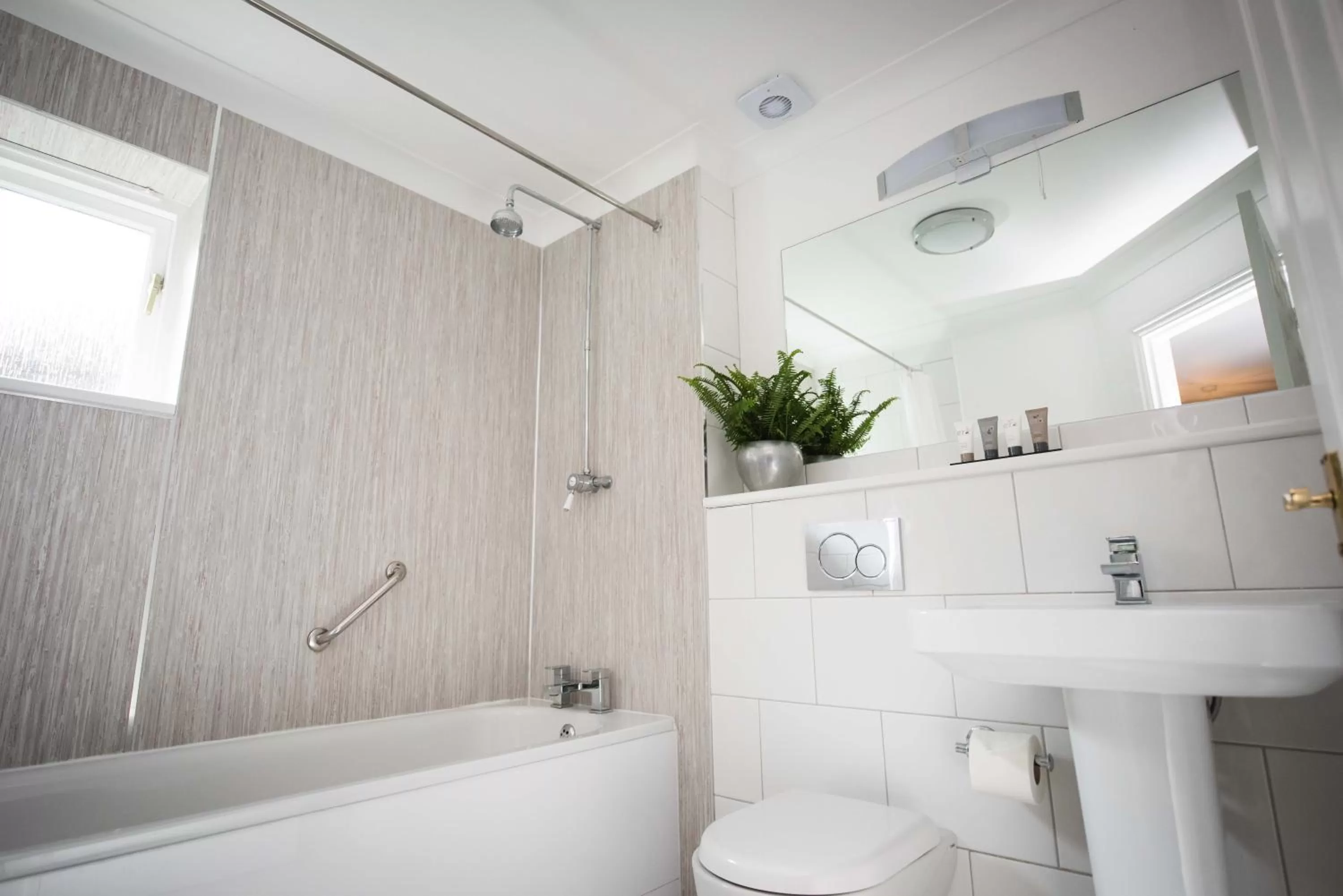Bathroom in Flackley Ash Country House Hotel