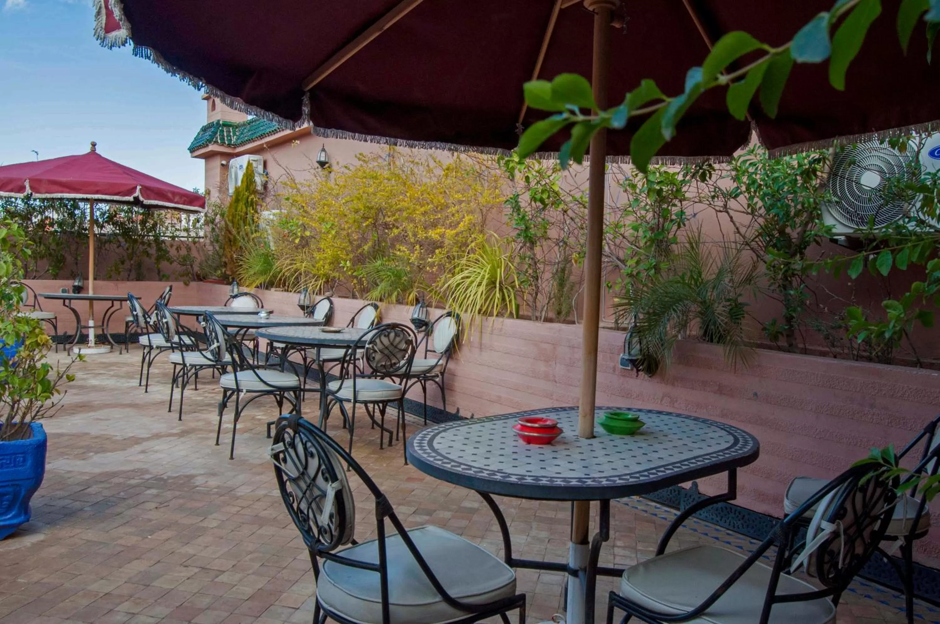 Balcony/Terrace, Restaurant/Places to Eat in Riad Merzouga