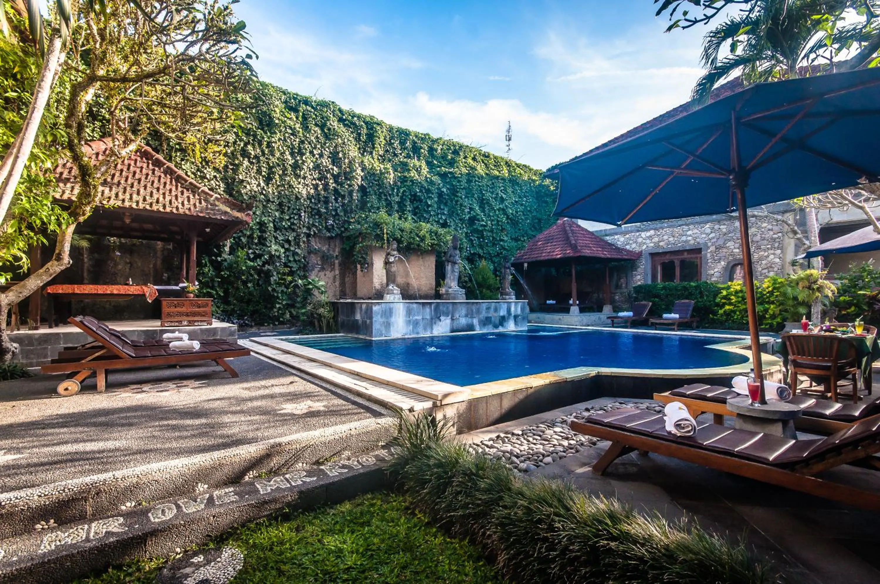 Pool view in Sahadewa Resort & Spa